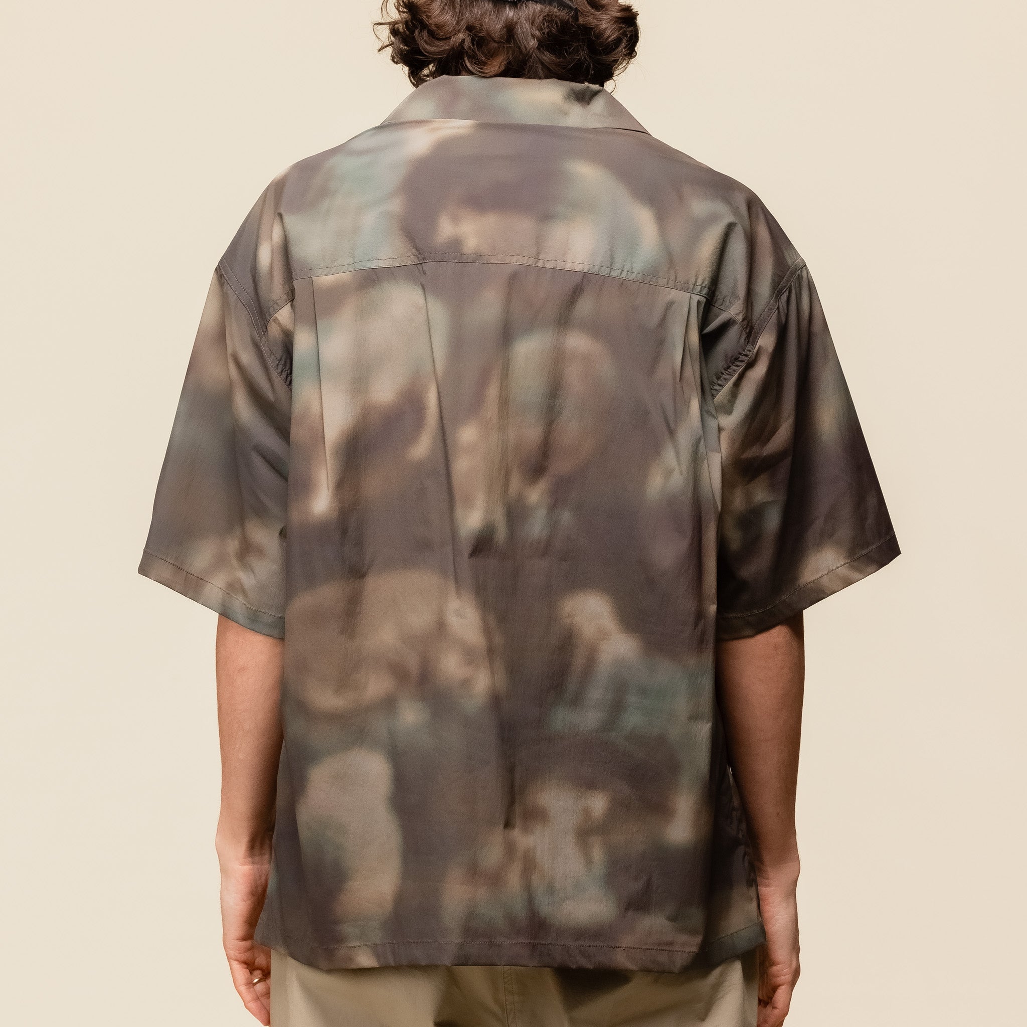Wild Things Japan - Short Sleeve Camp Shirt - Nature Mosaic Olive