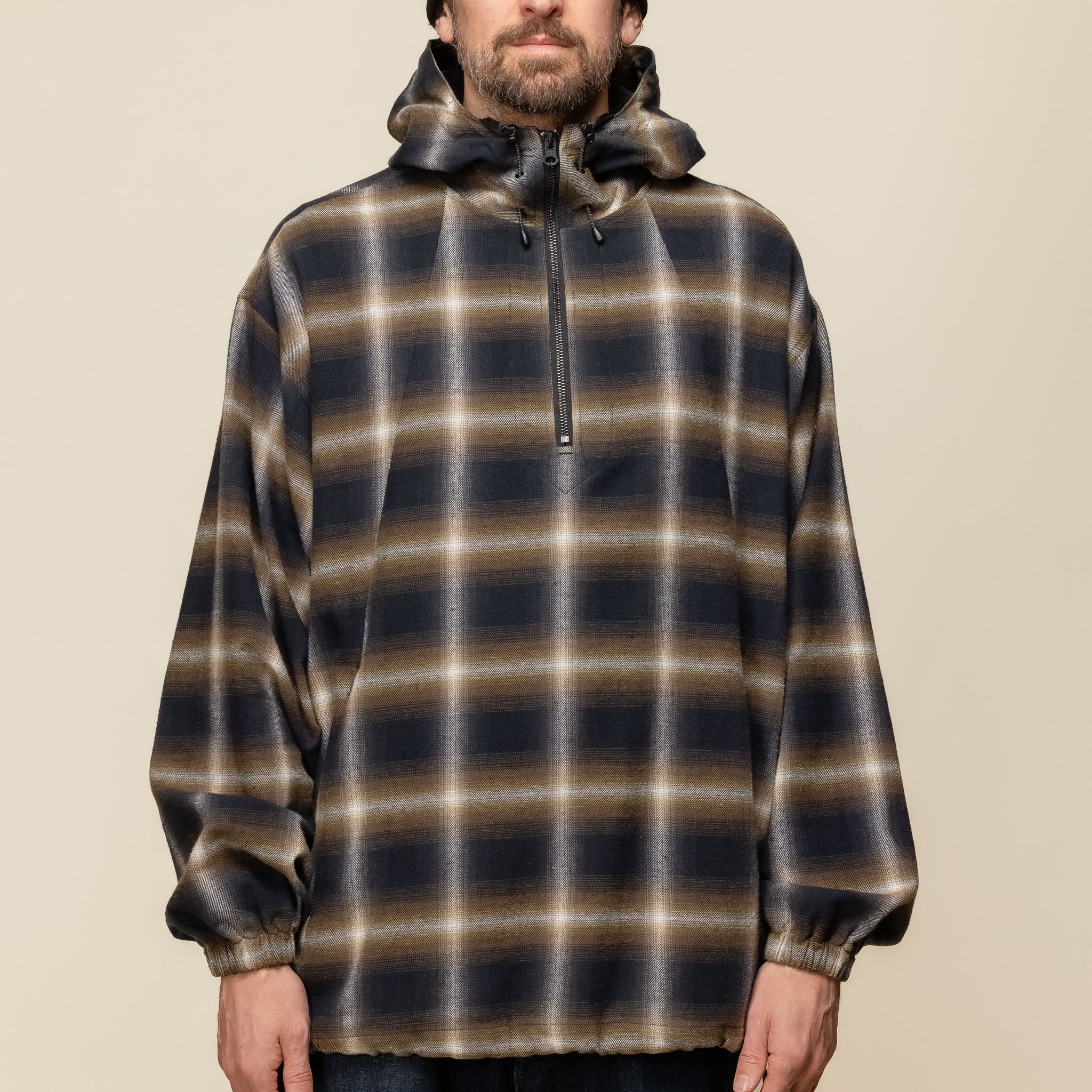 DEMARCOLAB - Plaid Pac-Norak Jacket - Yellow