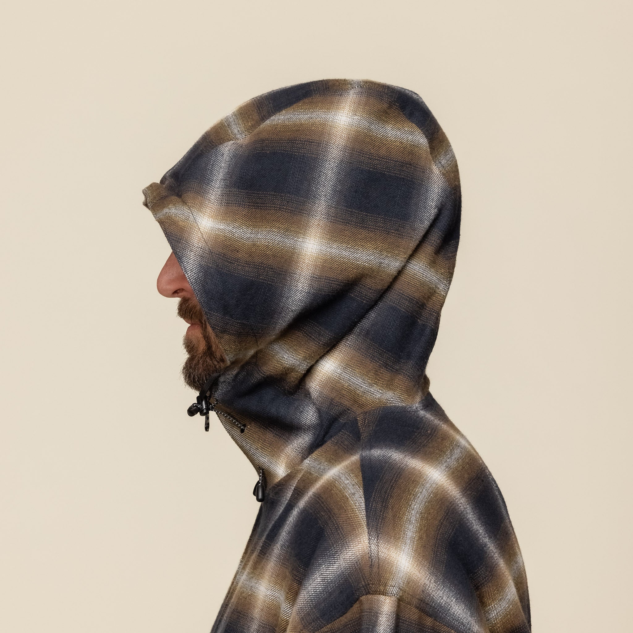 DEMARCOLAB - Plaid Pac-Norak Jacket - Yellow