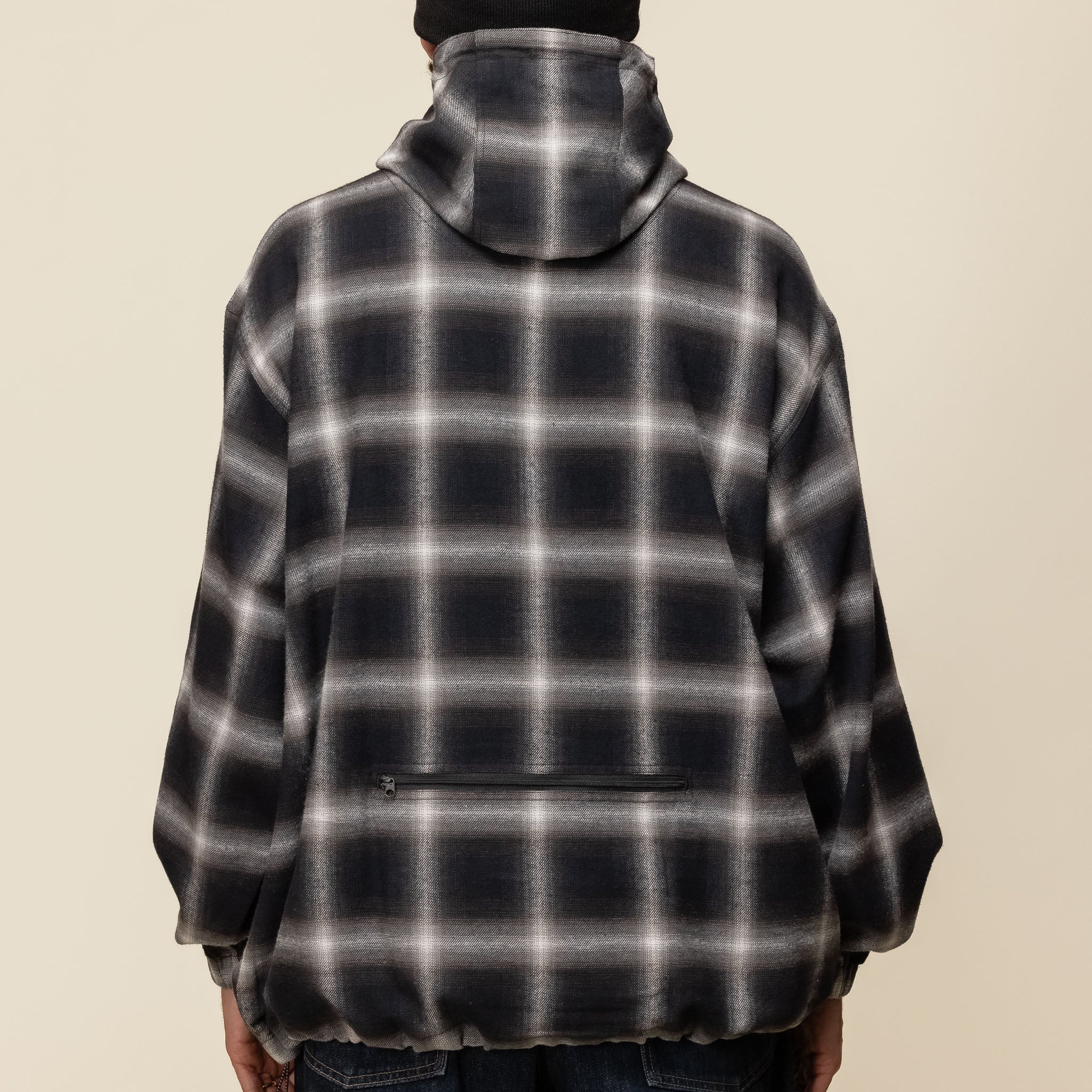 DEMARCOLAB - Plaid Pac-Norak Jacket - Black