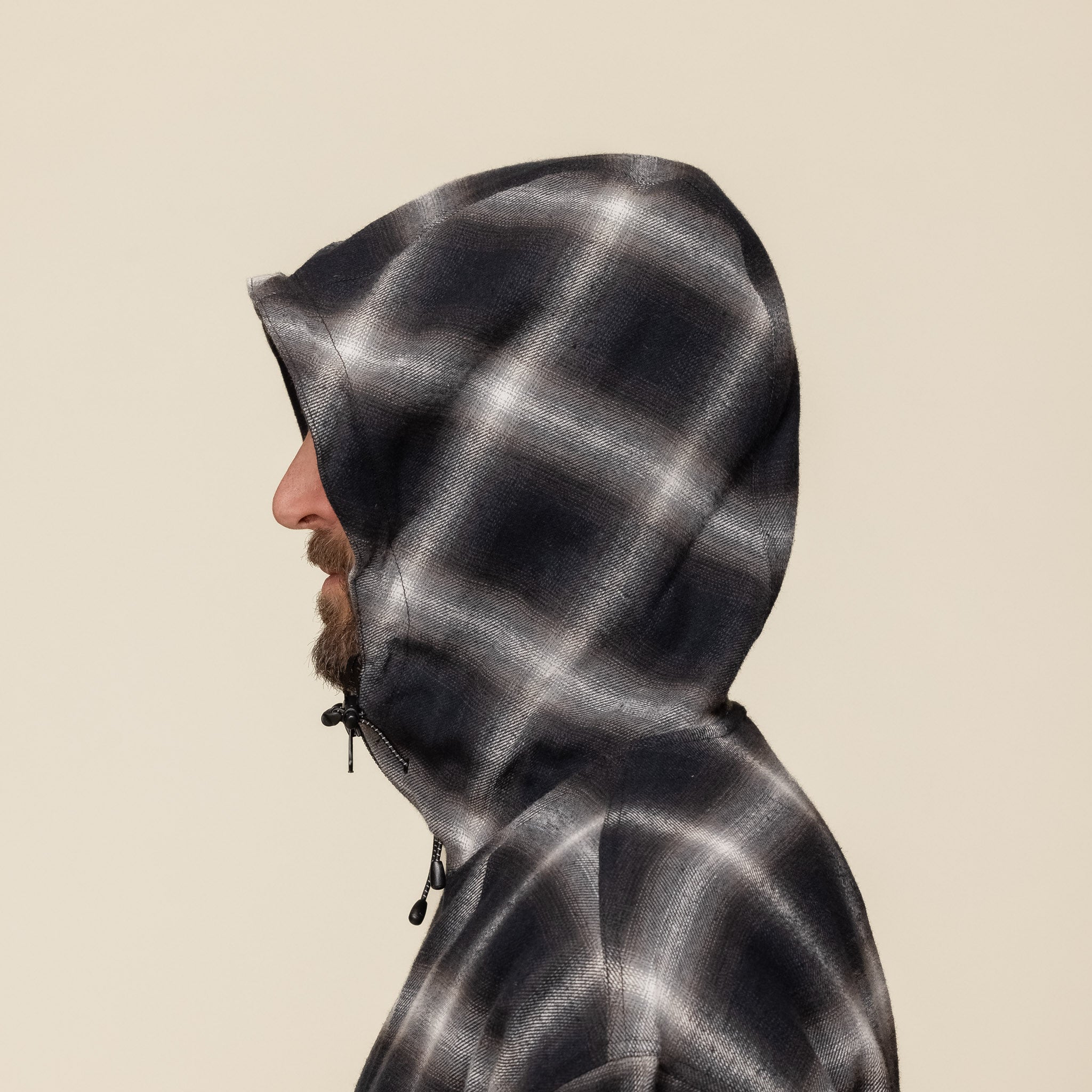 DEMARCOLAB - Plaid Pac-Norak Jacket - Black