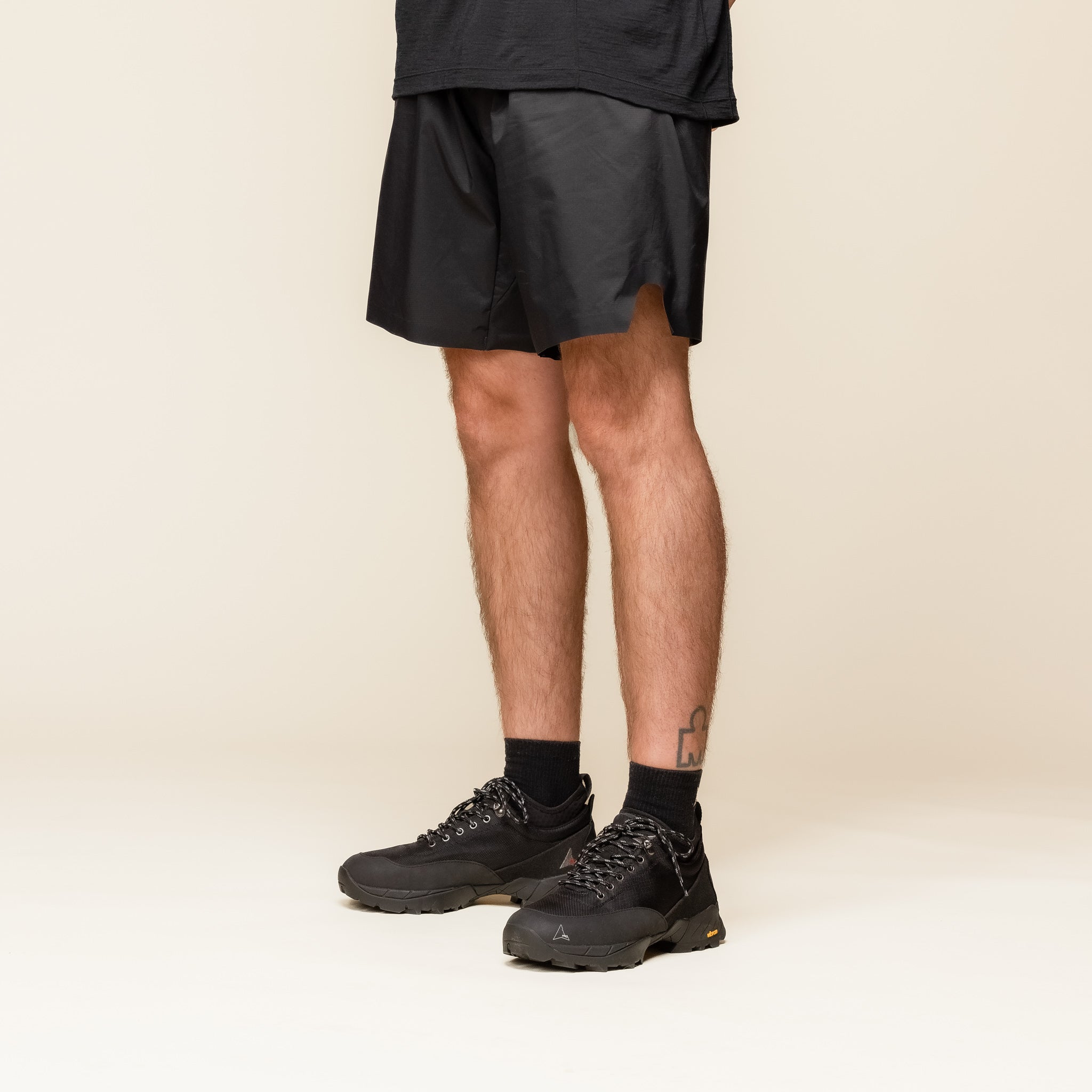 Goldwin 0 - Wind Shorts - Black GZ74151 "Goldwin 0 stockists" "Goldwin zero" "Goldwin 0 shorts" "Goldwin 0 stockists uk"