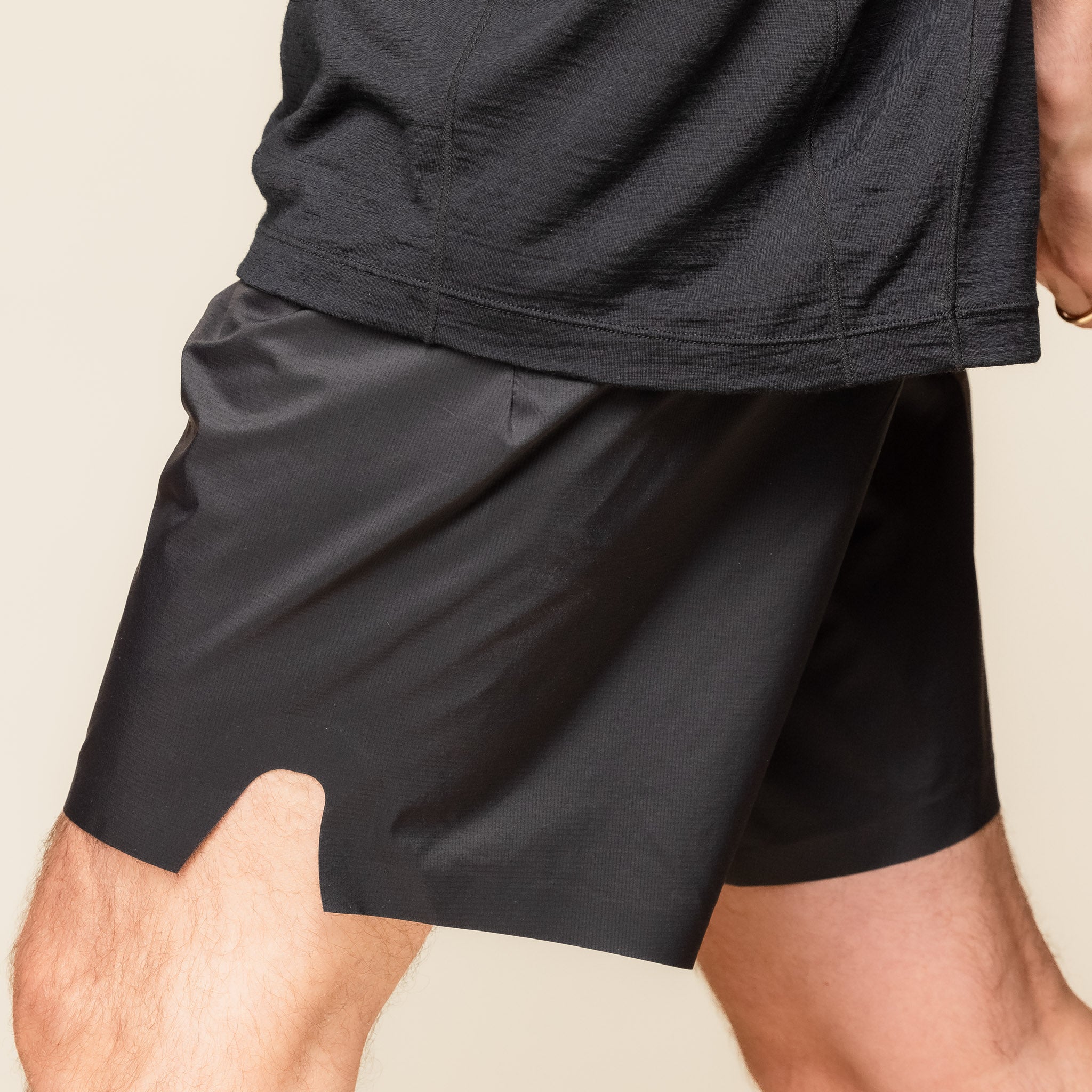 Goldwin 0 - Wind Shorts - Black GZ74151 "Goldwin 0 stockists" "Goldwin zero" "Goldwin 0 shorts" "Goldwin 0 stockists uk"