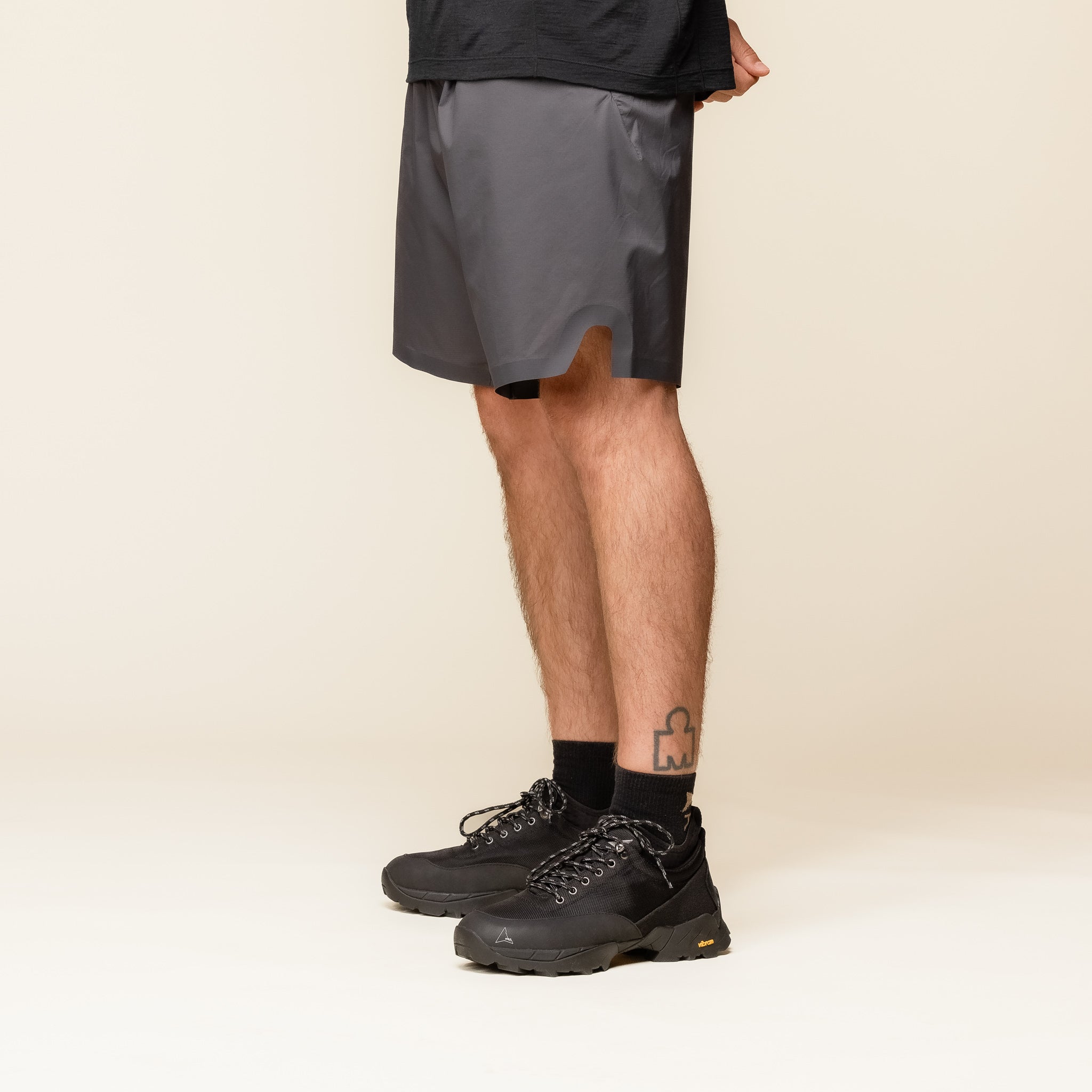 Goldwin 0 - Wind Shorts - Lead Grey GZ74151 "Goldwin 0 stockists" "Goldwin zero" "Goldwin 0 shorts" "Goldwin 0 stockists uk"