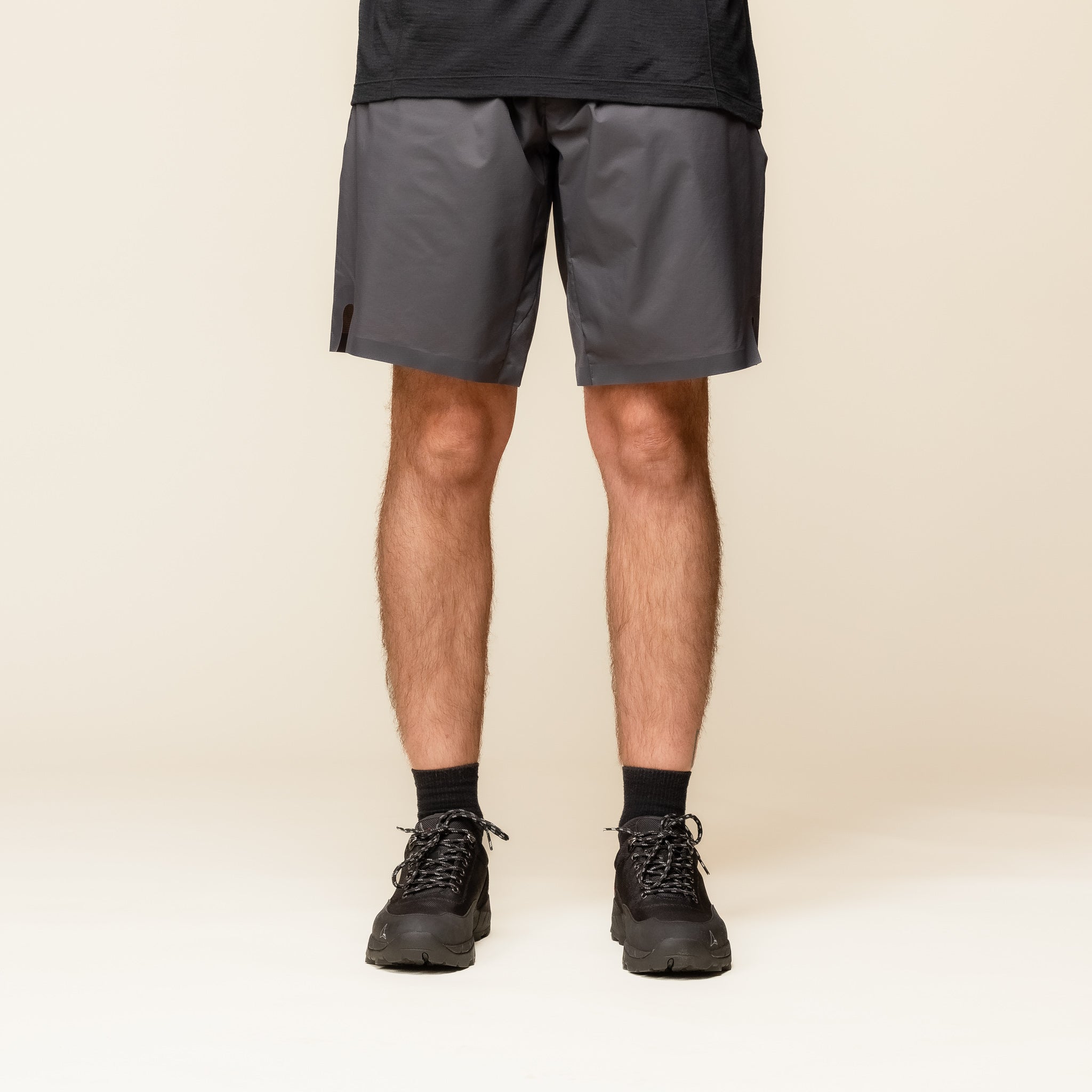 Goldwin 0 - Wind Shorts - Lead Grey GZ74151 "Goldwin 0 stockists" "Goldwin zero" "Goldwin 0 shorts" "Goldwin 0 stockists uk"