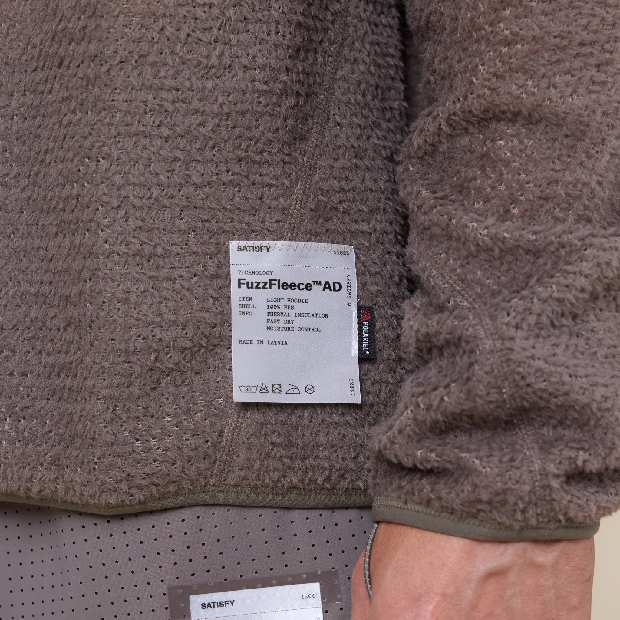 Satisfy Running - Fuzzfleece™ AD Light Hoodie - Falcon