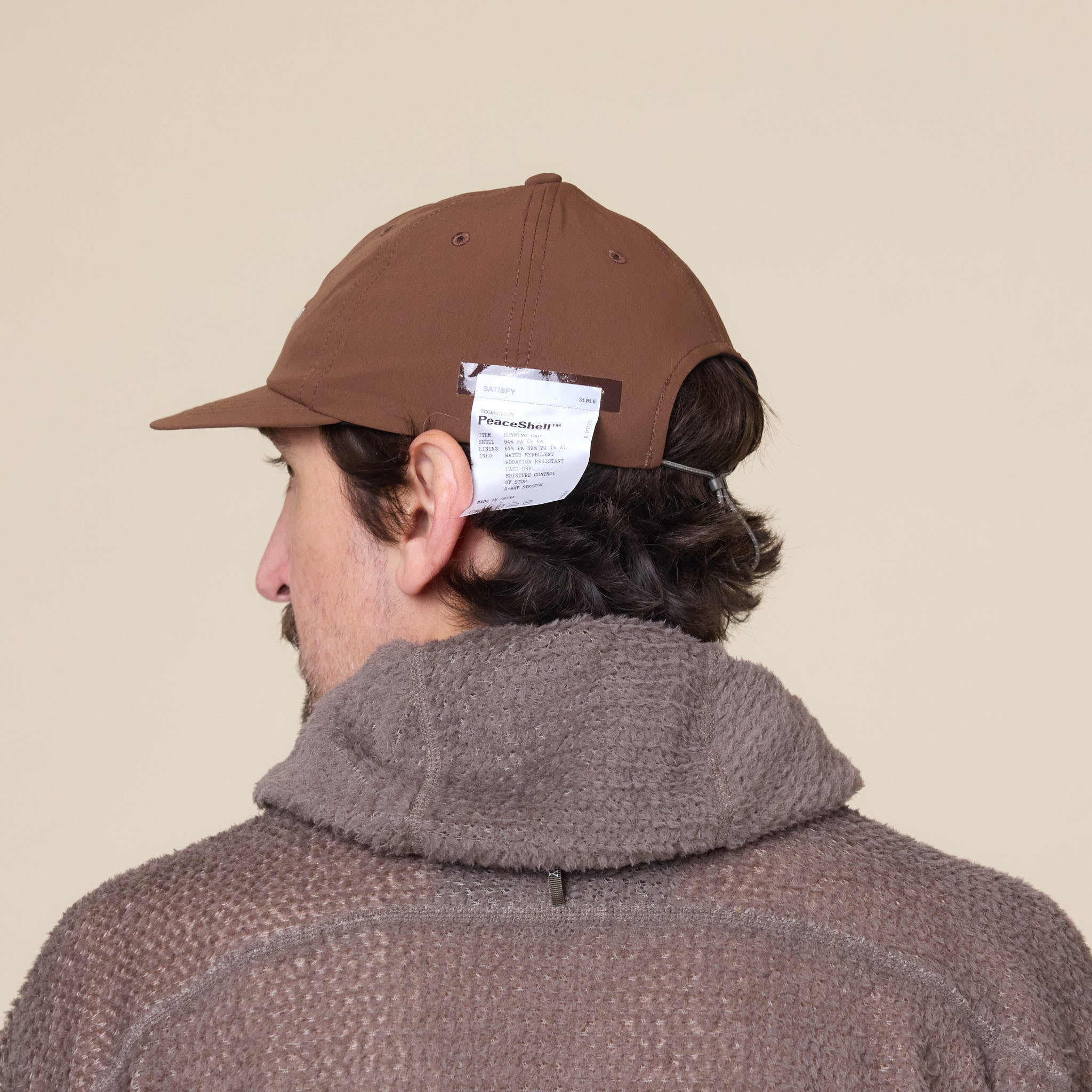 Satisfy Running - Peaceshell Running Cap - Brown
