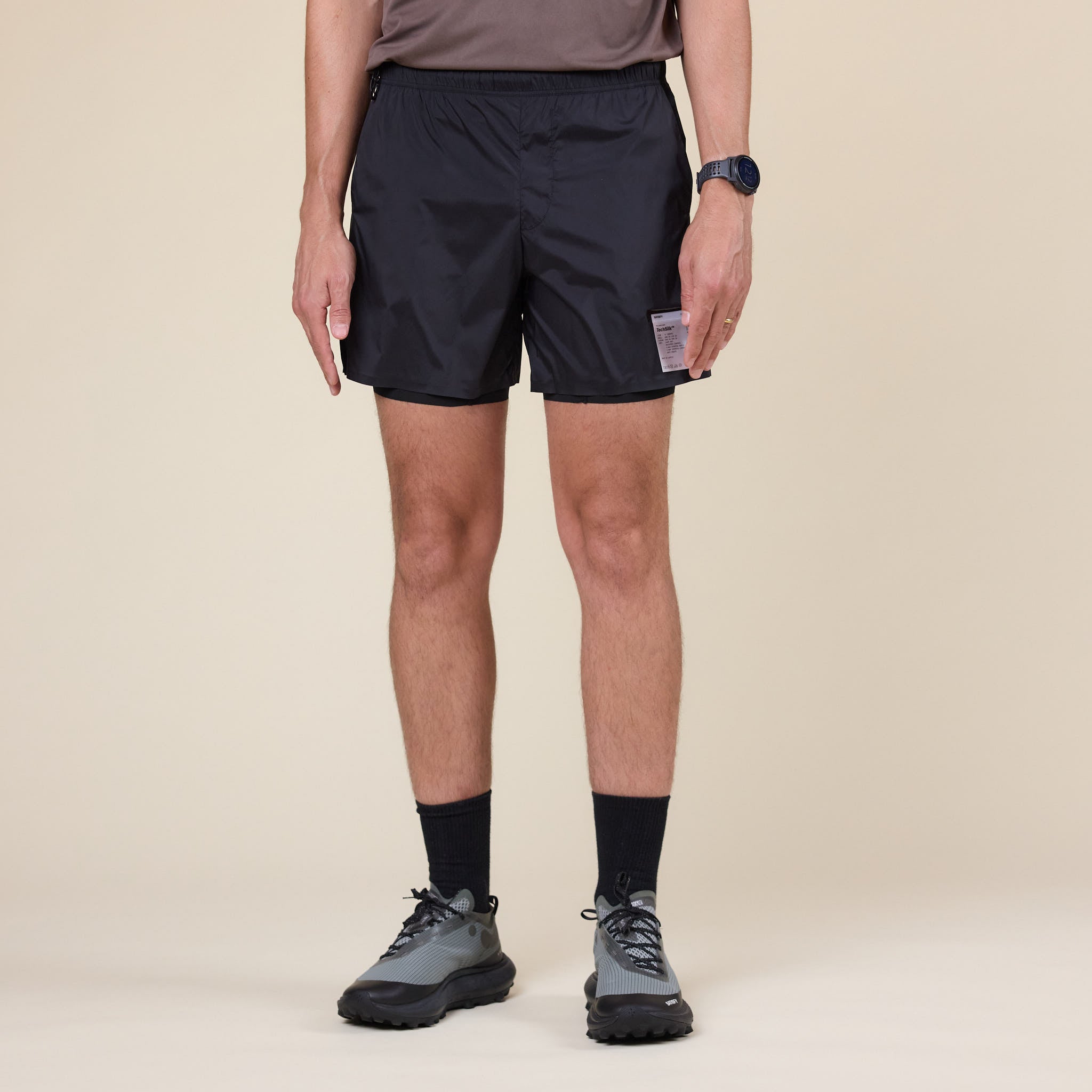 Satisfy Running - TechSilk™ 5" Shorts - Black