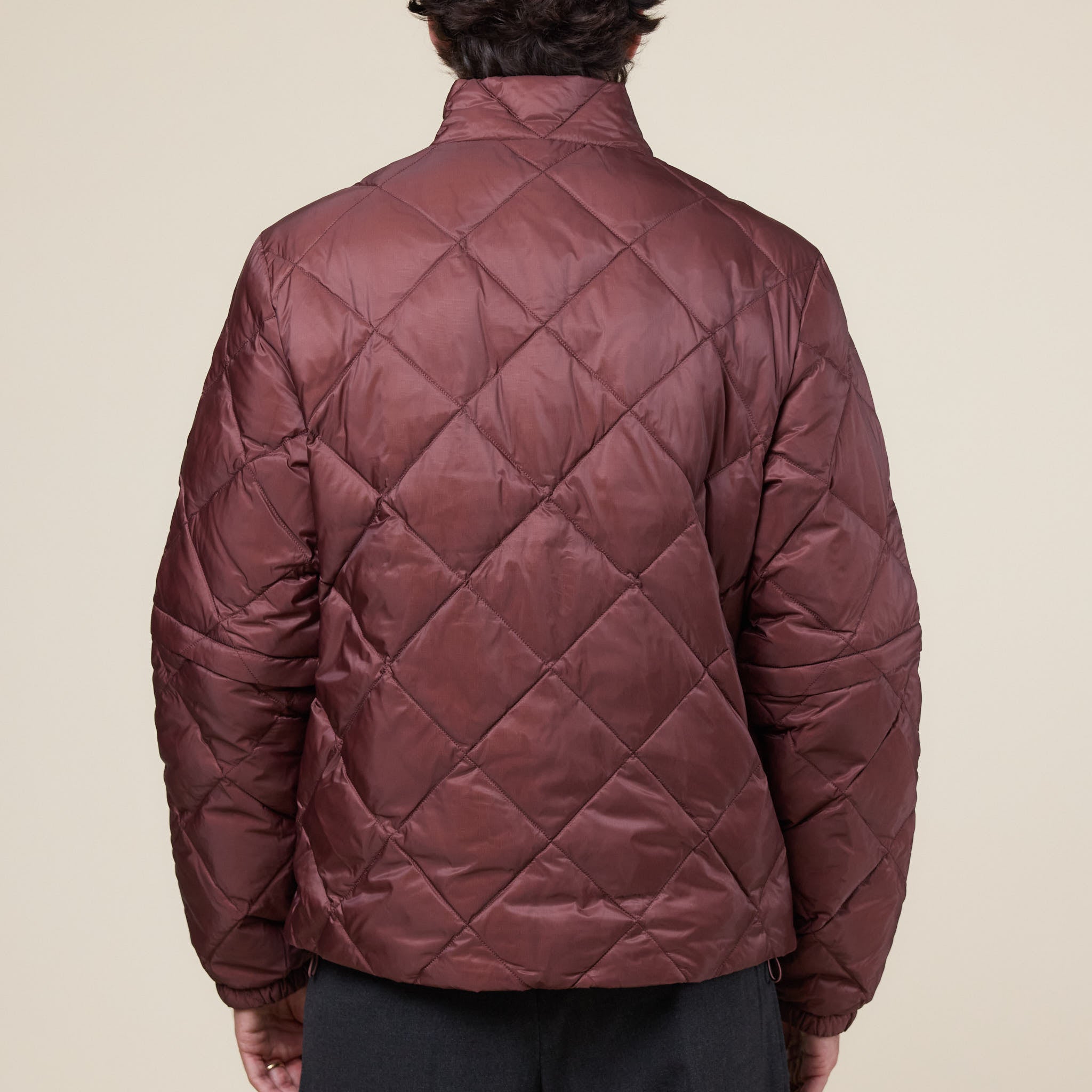 Hiking Patrol - Base Light Down Zip Off Jacket - Maroon
