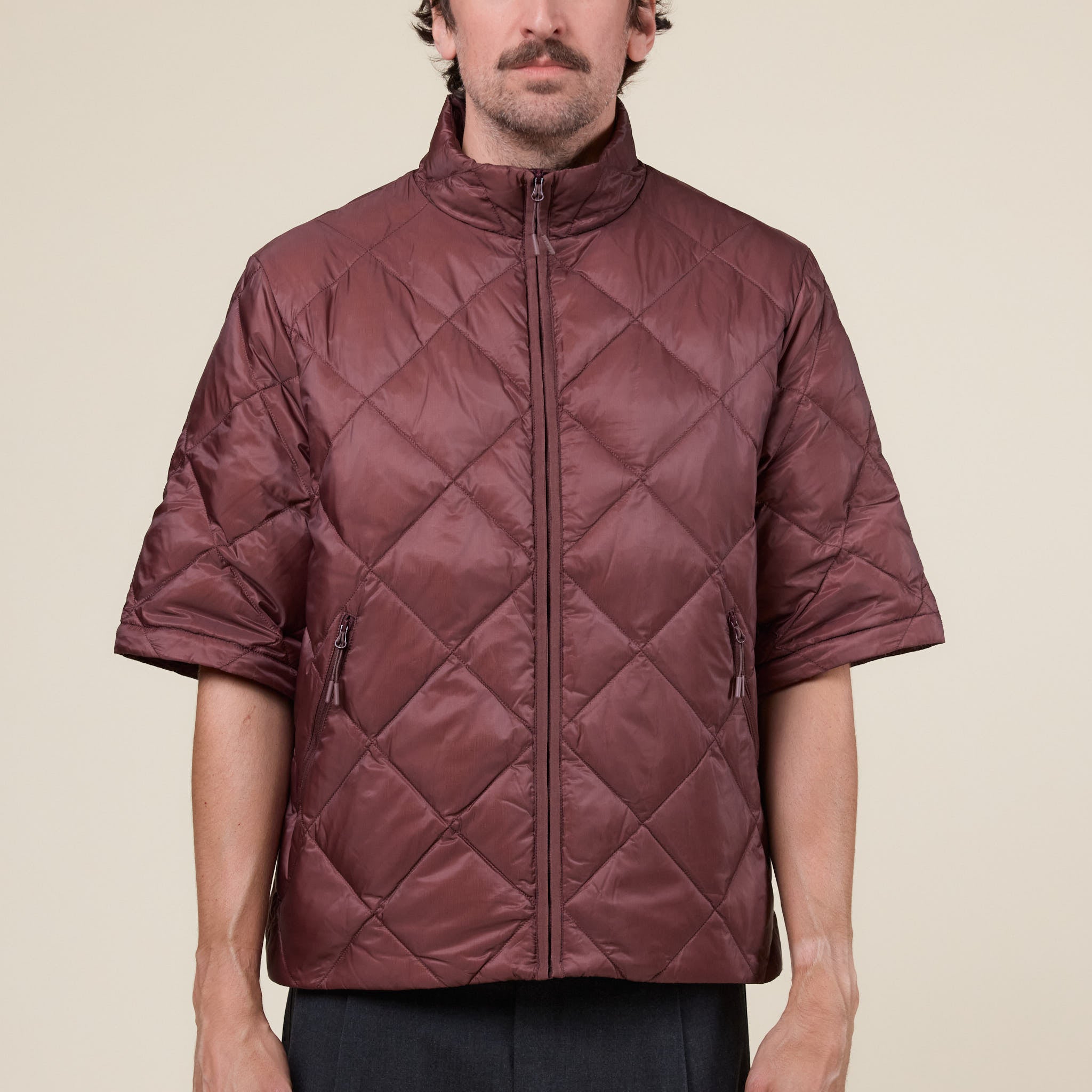 Hiking Patrol - Base Light Down Zip Off Jacket - Maroon