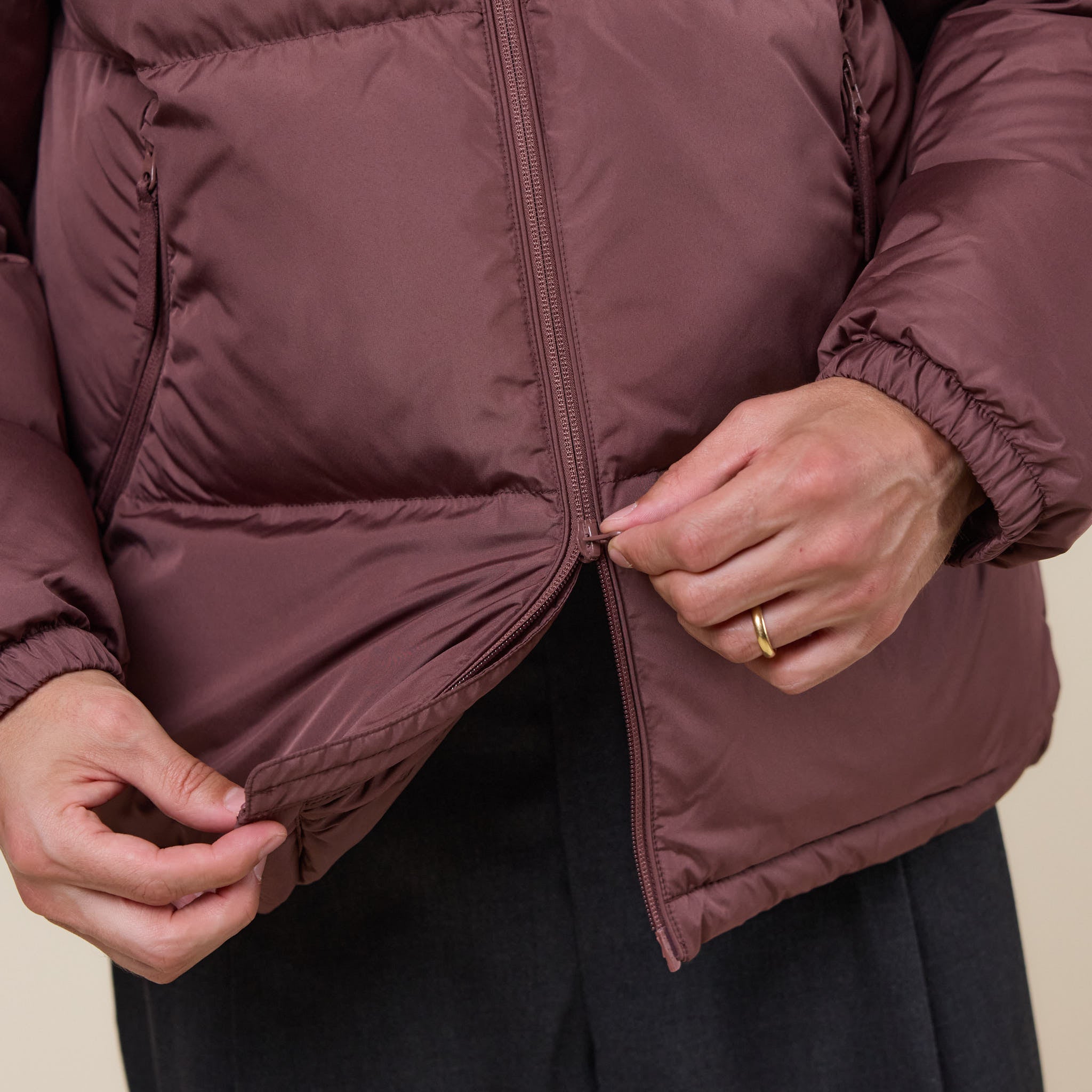 Hiking Patrol - Element Down Jacket - Maroon