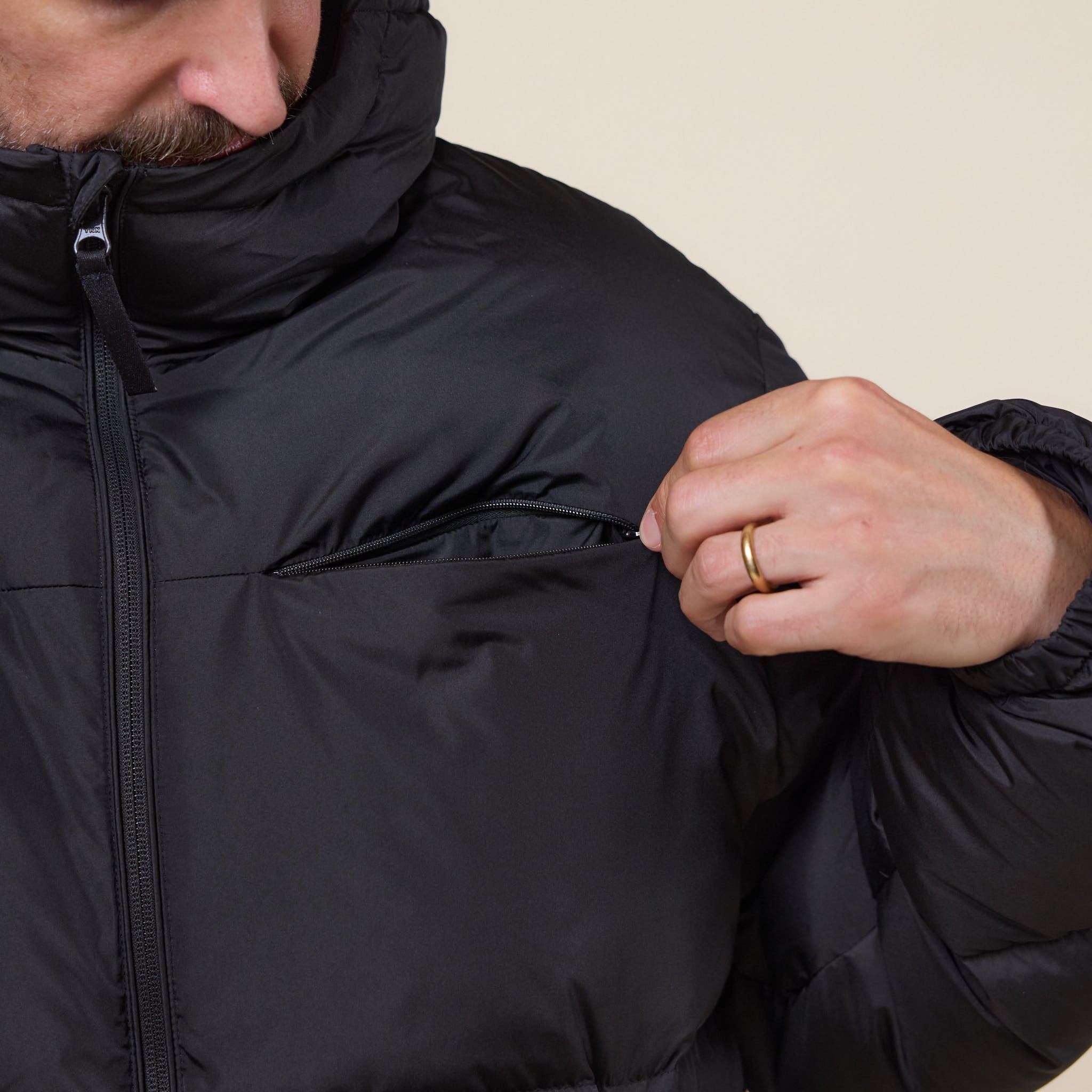 Hiking Patrol - Element Down Jacket - Charcoal Black