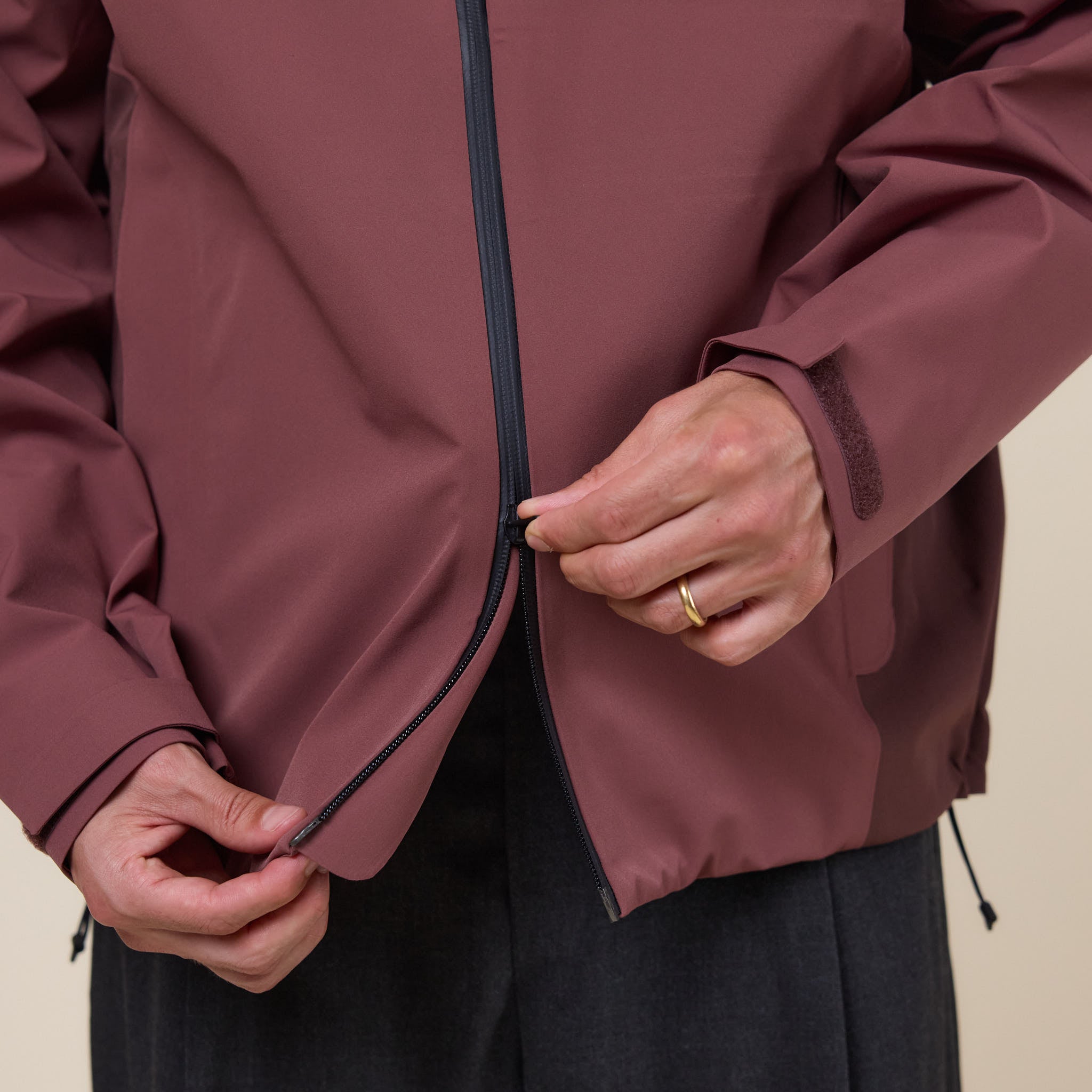 Hiking Patrol - ARC 3L Shell Jacket - Maroon