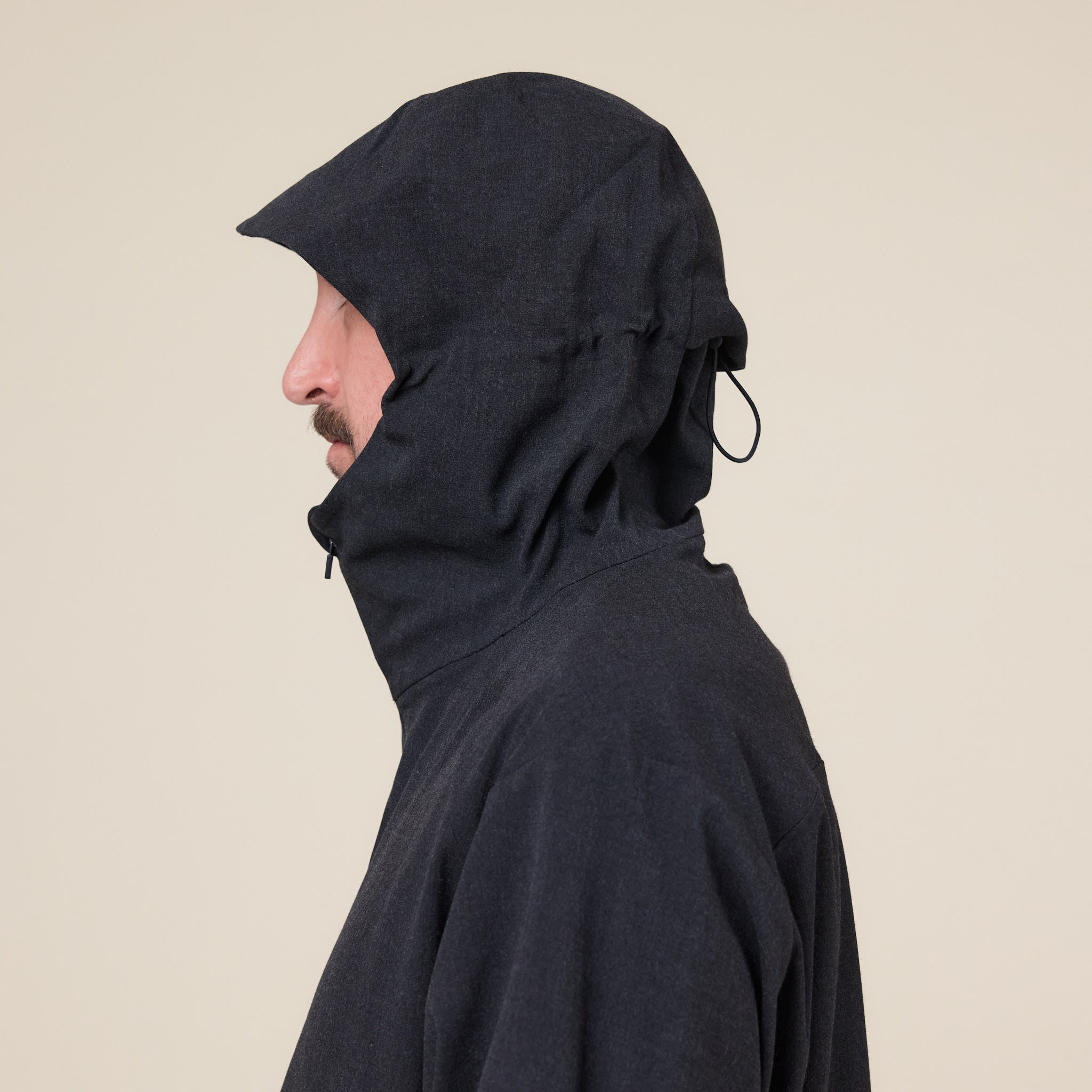 Hiking Patrol - Waypoint Texture Hooded Jacket - Dark Grey