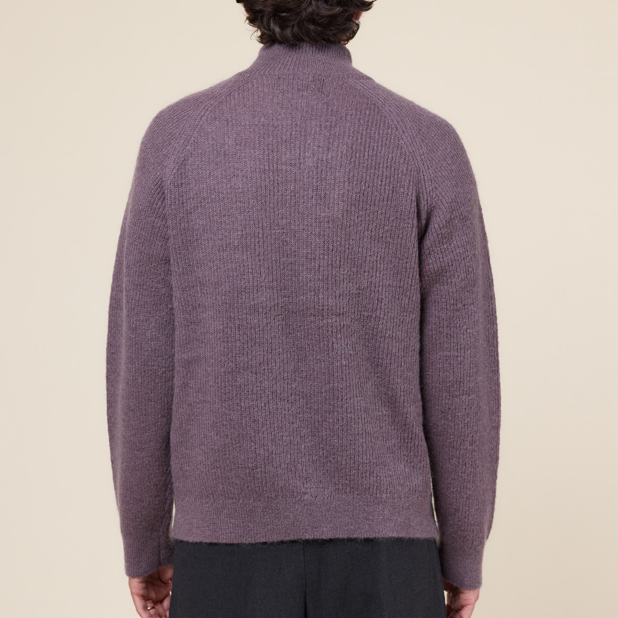 Hiking Patrol - Essence Mohair Mixed Knit Top - Maroon