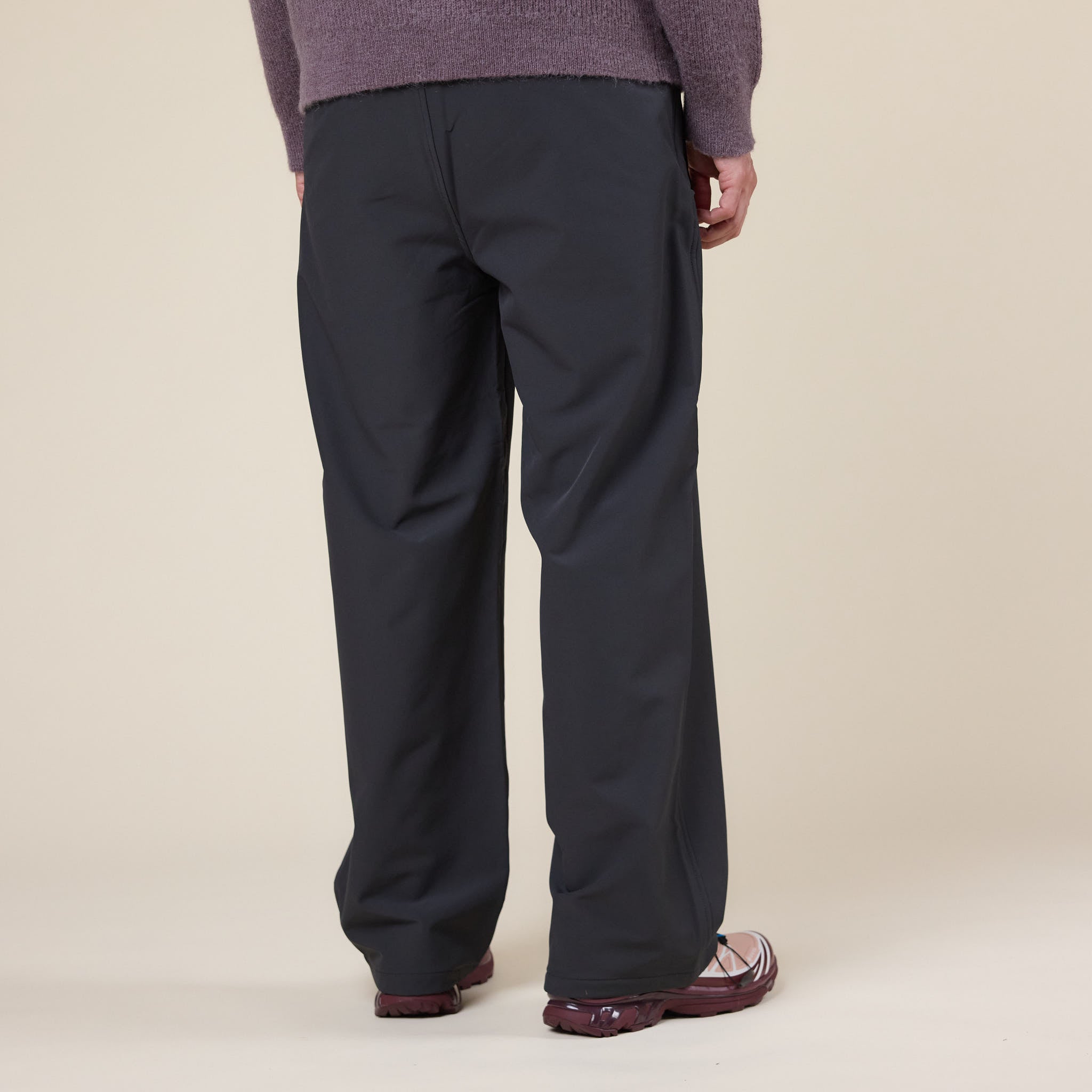 Hiking Patrol - Path Inner Brushed Softshell Trouser - Charcoal Black