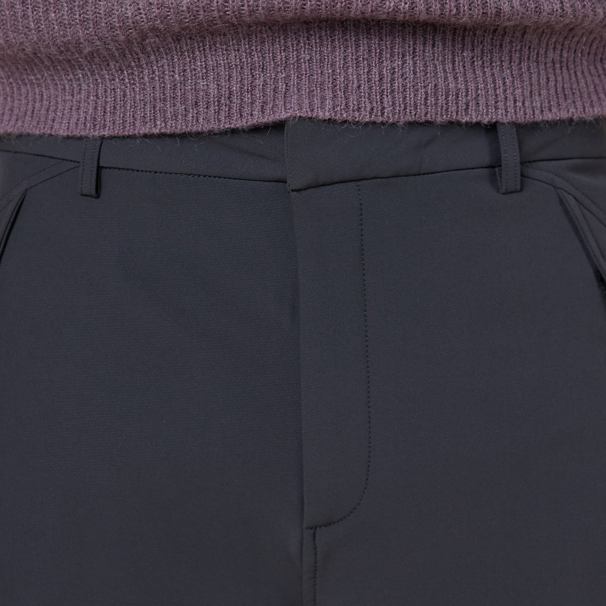 Hiking Patrol - Path Inner Brushed Softshell Trouser - Charcoal Black