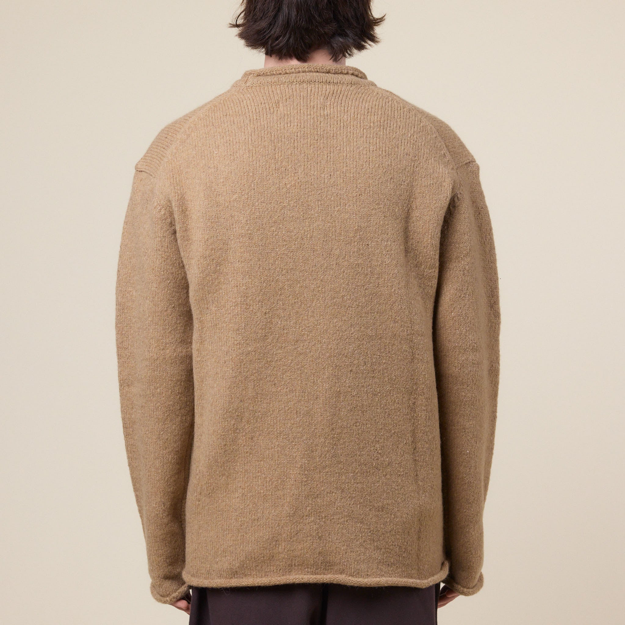 Merely Made - Premium Kidmohair Nomadic Sweater - Light Brown
