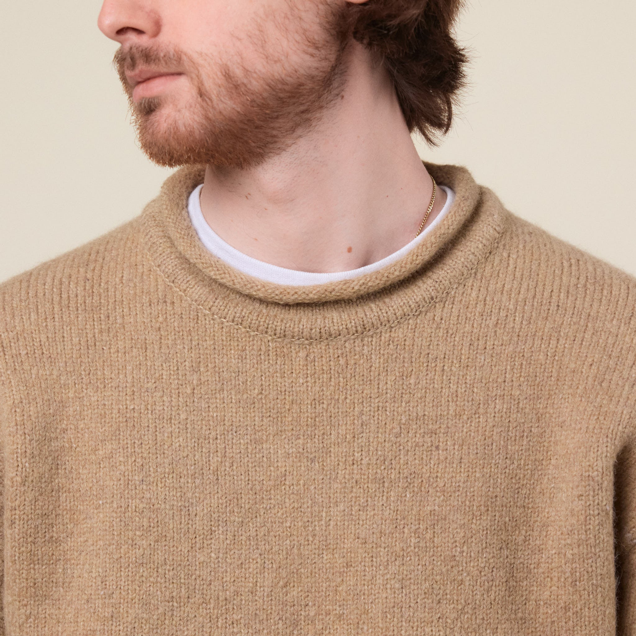 Merely Made - Premium Kidmohair Nomadic Sweater - Light Brown