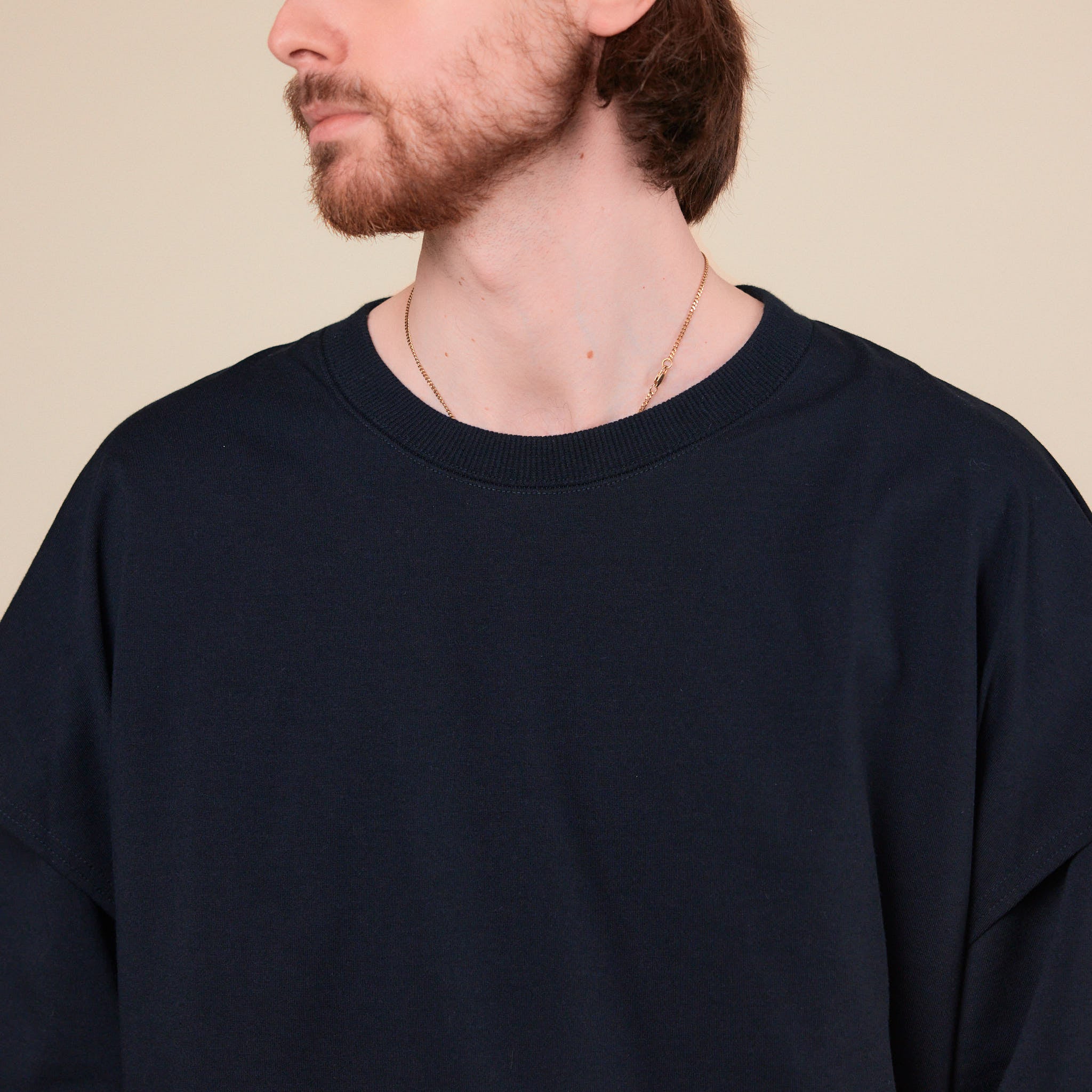 Poliquant - Long Sleeve Layered Sweatshirt - Black