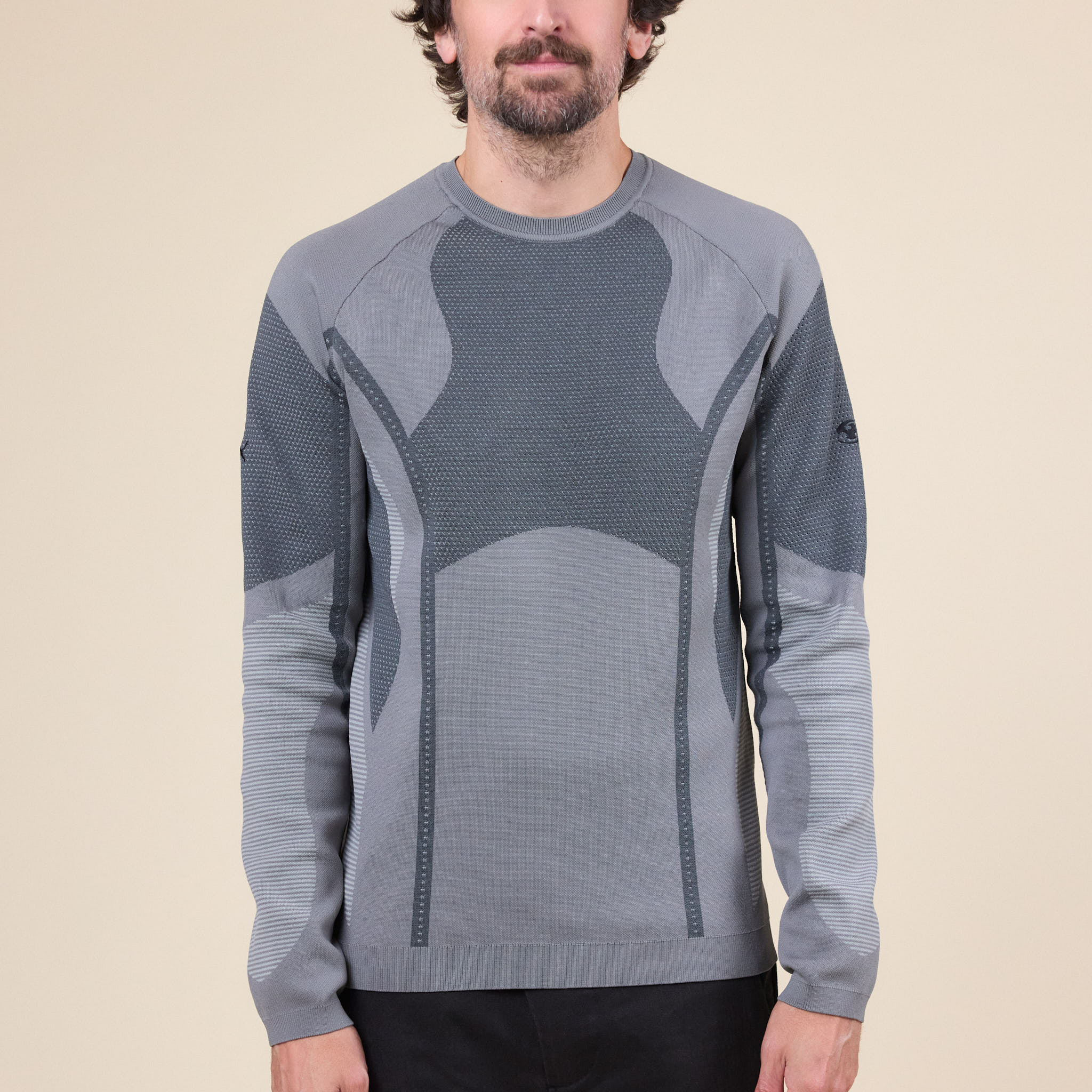 Puma x SAN SAN Gear - Knit Long Sleeve Top - Grey