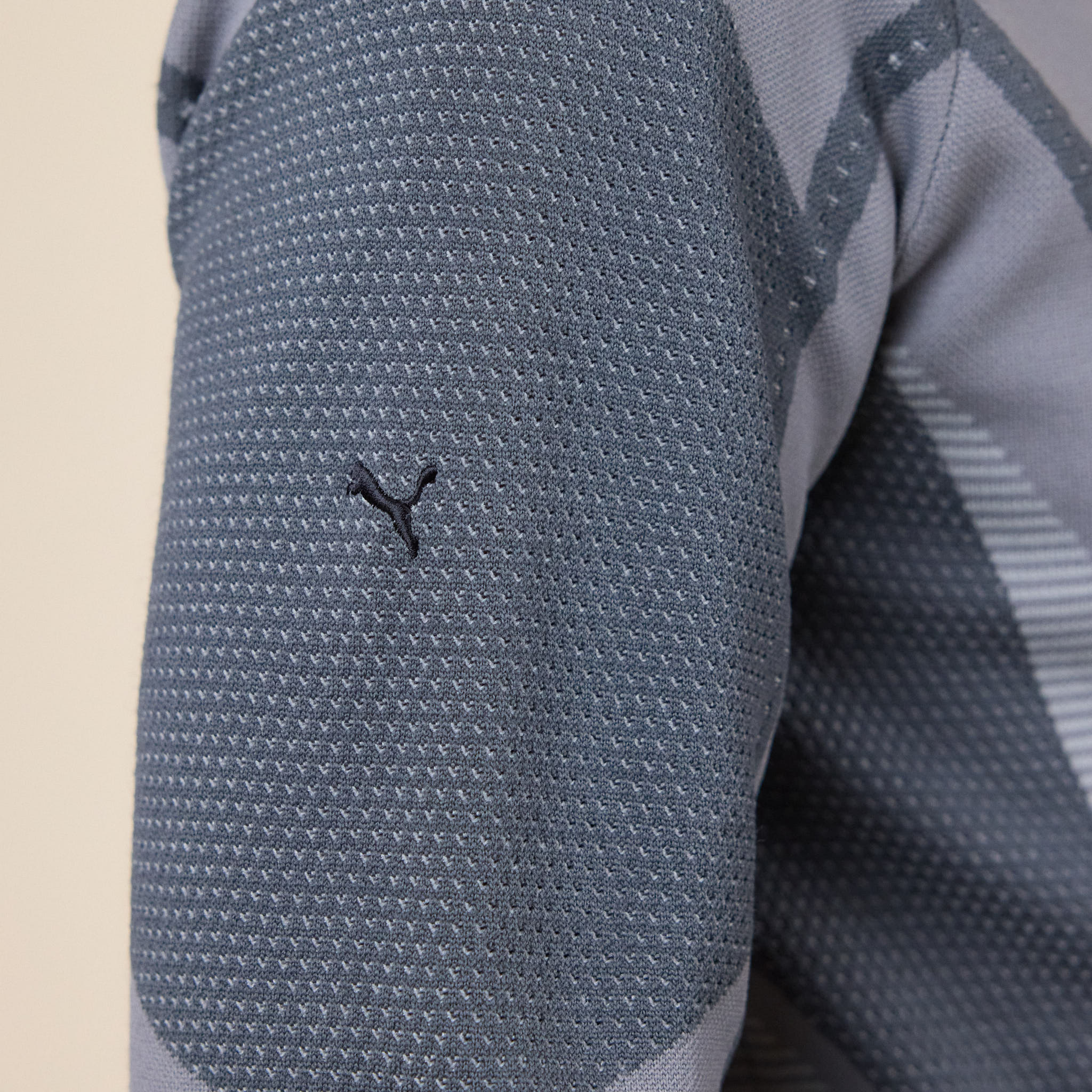 Puma x SAN SAN Gear - Knit Long Sleeve Top - Grey