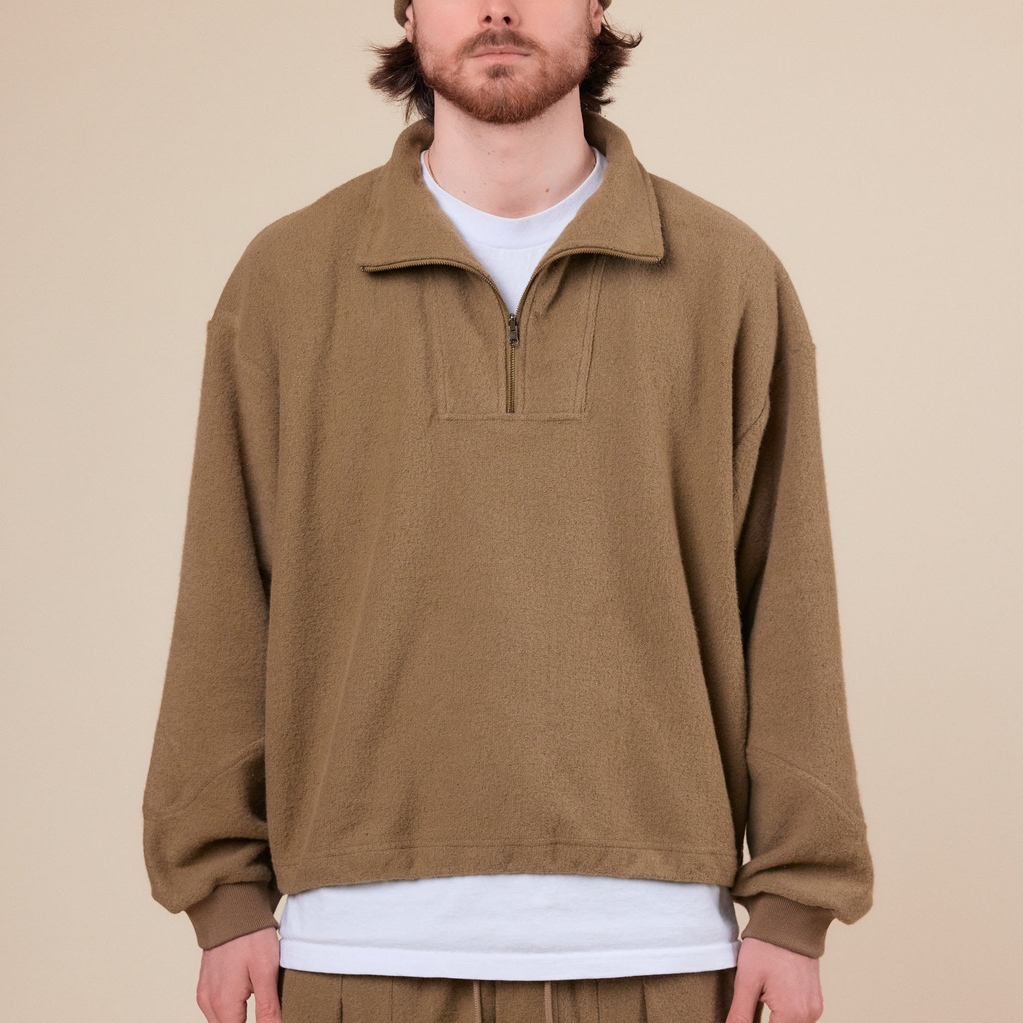 Gander - Stevenson Smock Top - Baba Ghanoush (Light Brown)