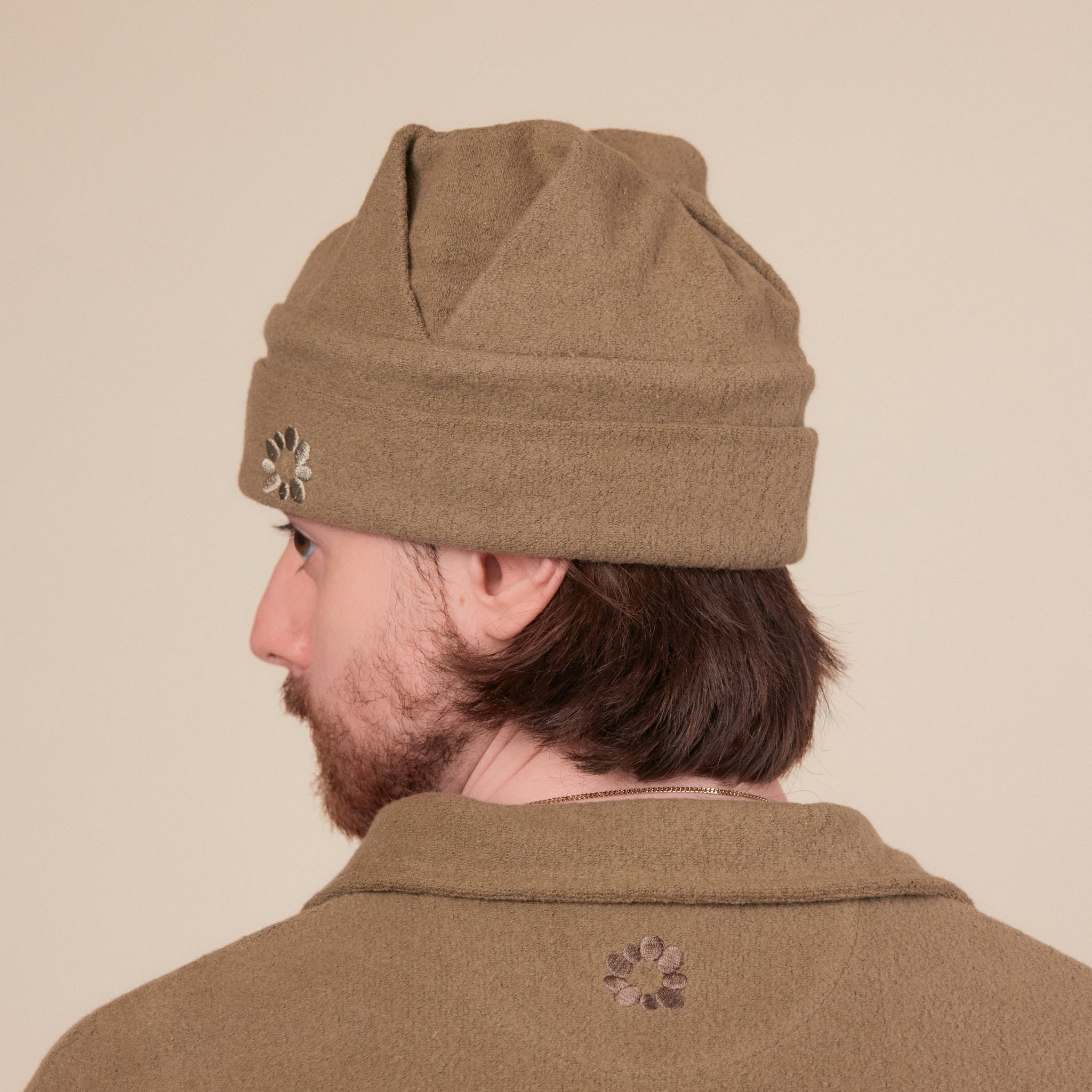 Gander - Togo Beanie Hat - Baba Ghanoush (Light Brown)