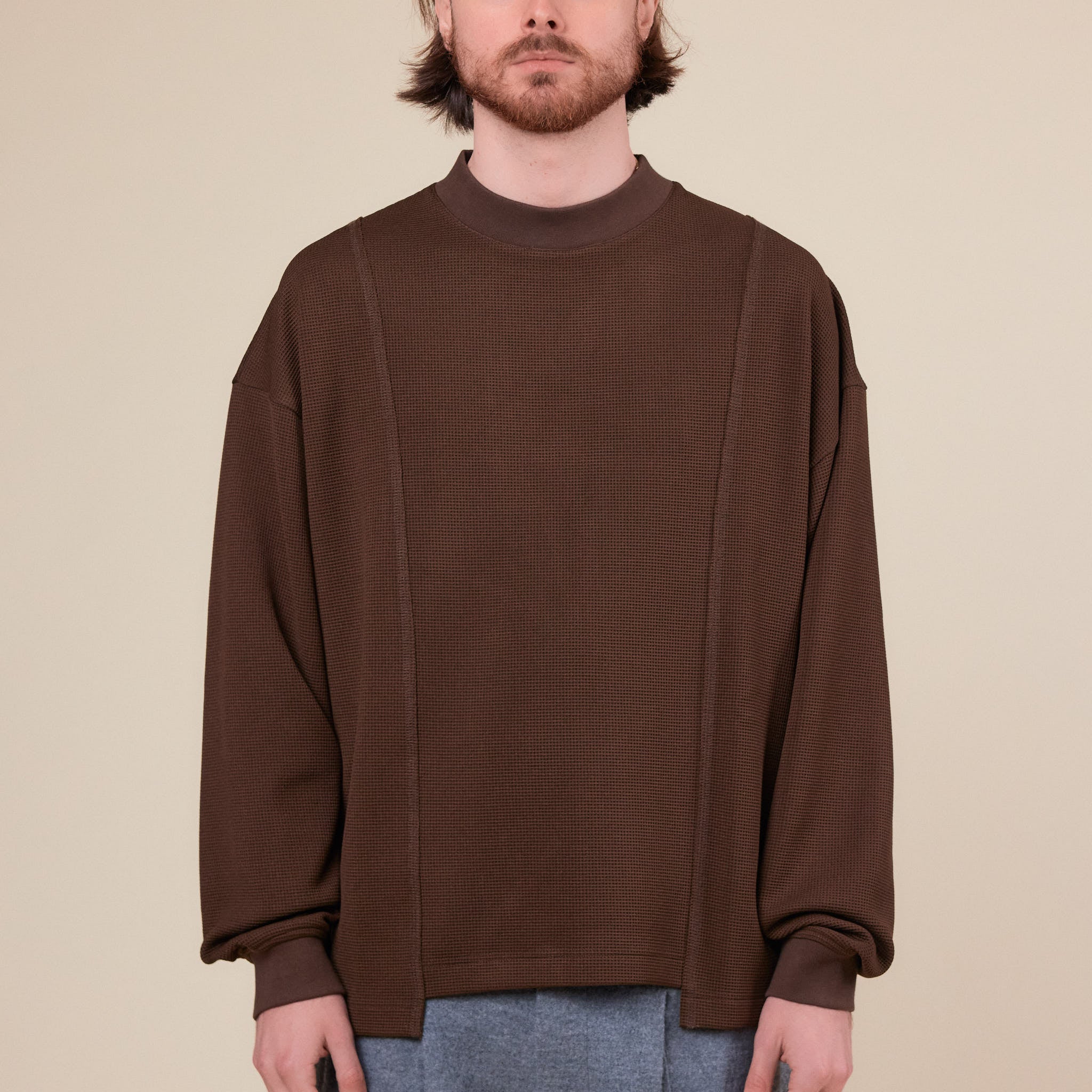 Gander - Waffle Longsleeve Top - Cacao
