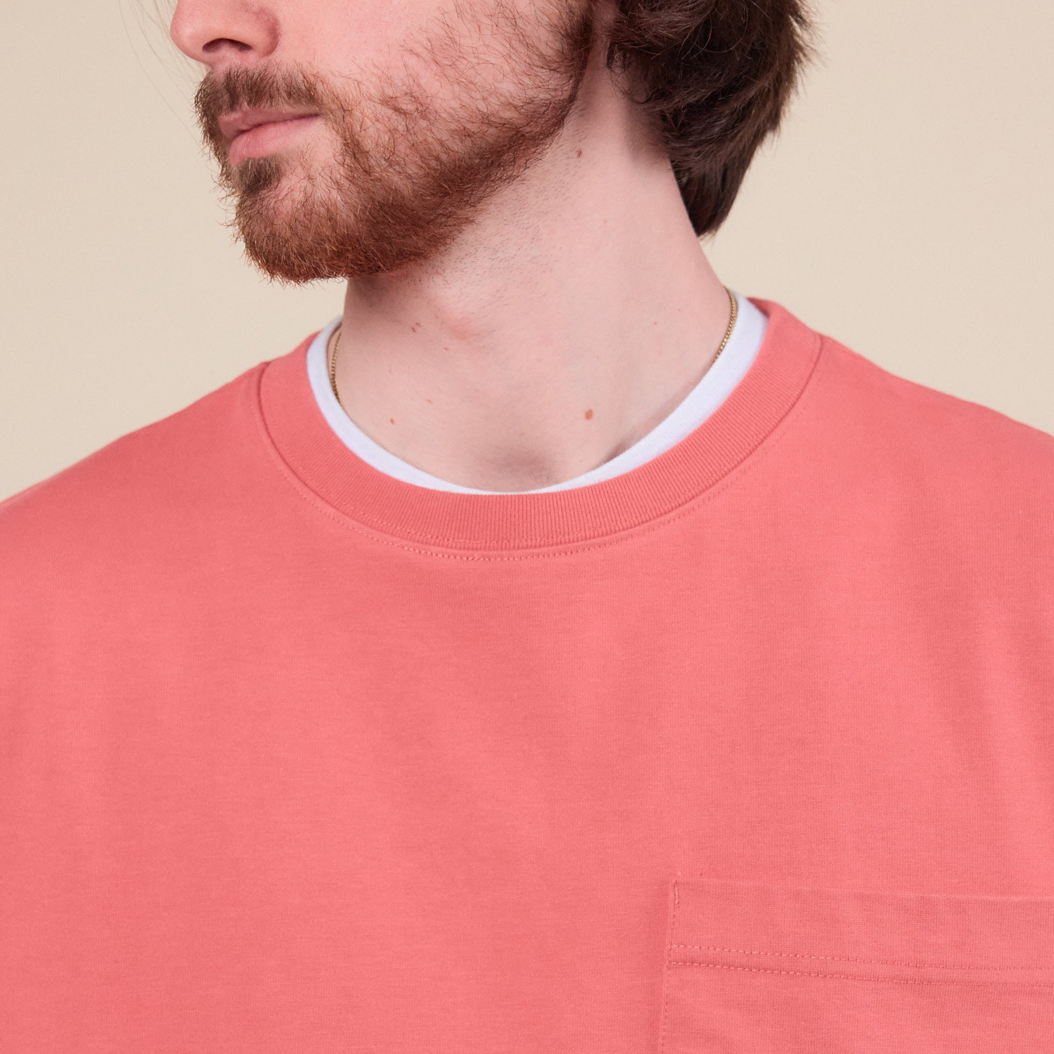 CMF Comfy Outdoor Garment - Heavy Cotton "Slow Dry" No Sleeve Pocket T-Shirt - Salmon