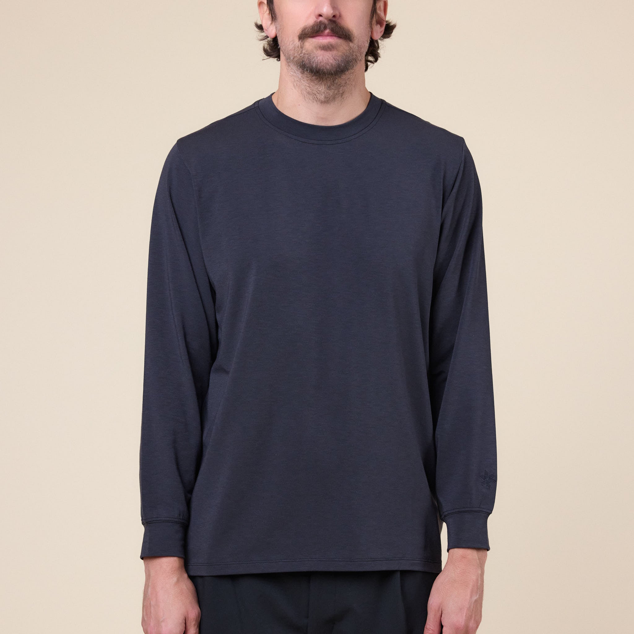Goldwin - Polartec Delta Long Sleeve T-Shirt - Black Ink