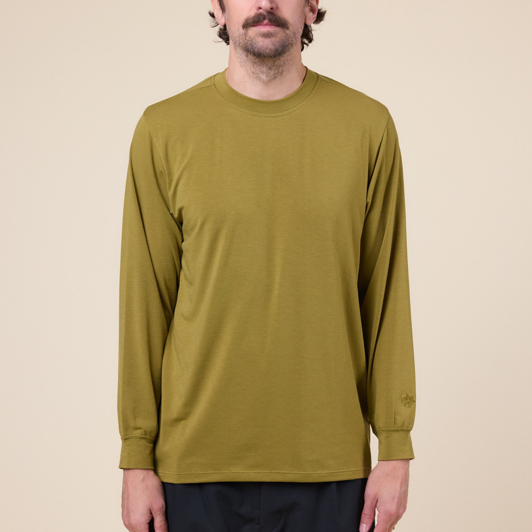 Goldwin - Polartec Delta Long Sleeve T-Shirt - Evergreen