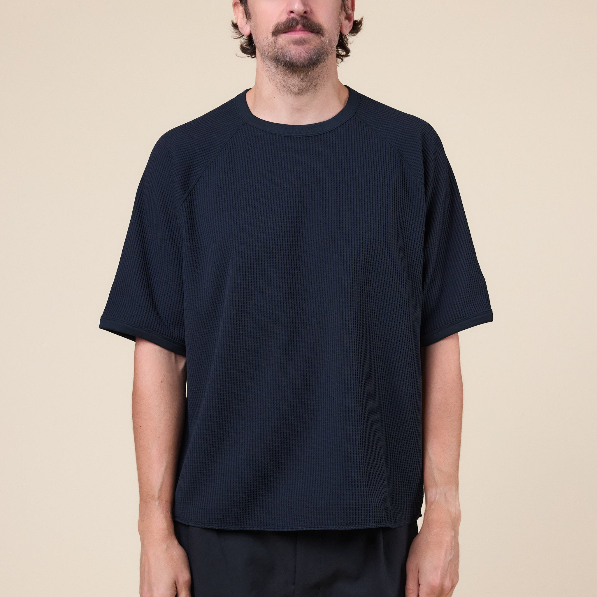 Goldwin - Waffle T-Shirt - Black
