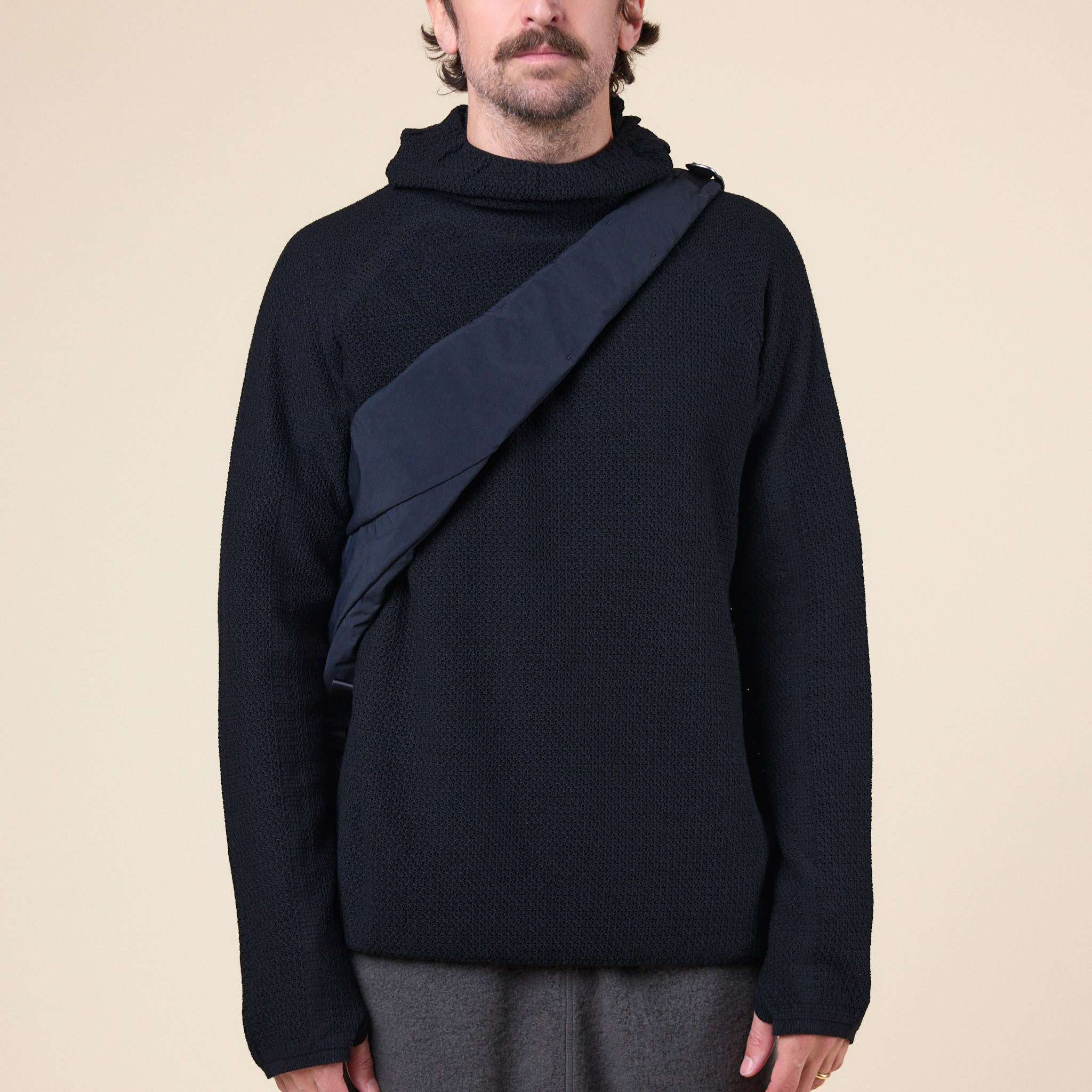 Goldwin 0 - Helicoidal Across Body Bag - Black