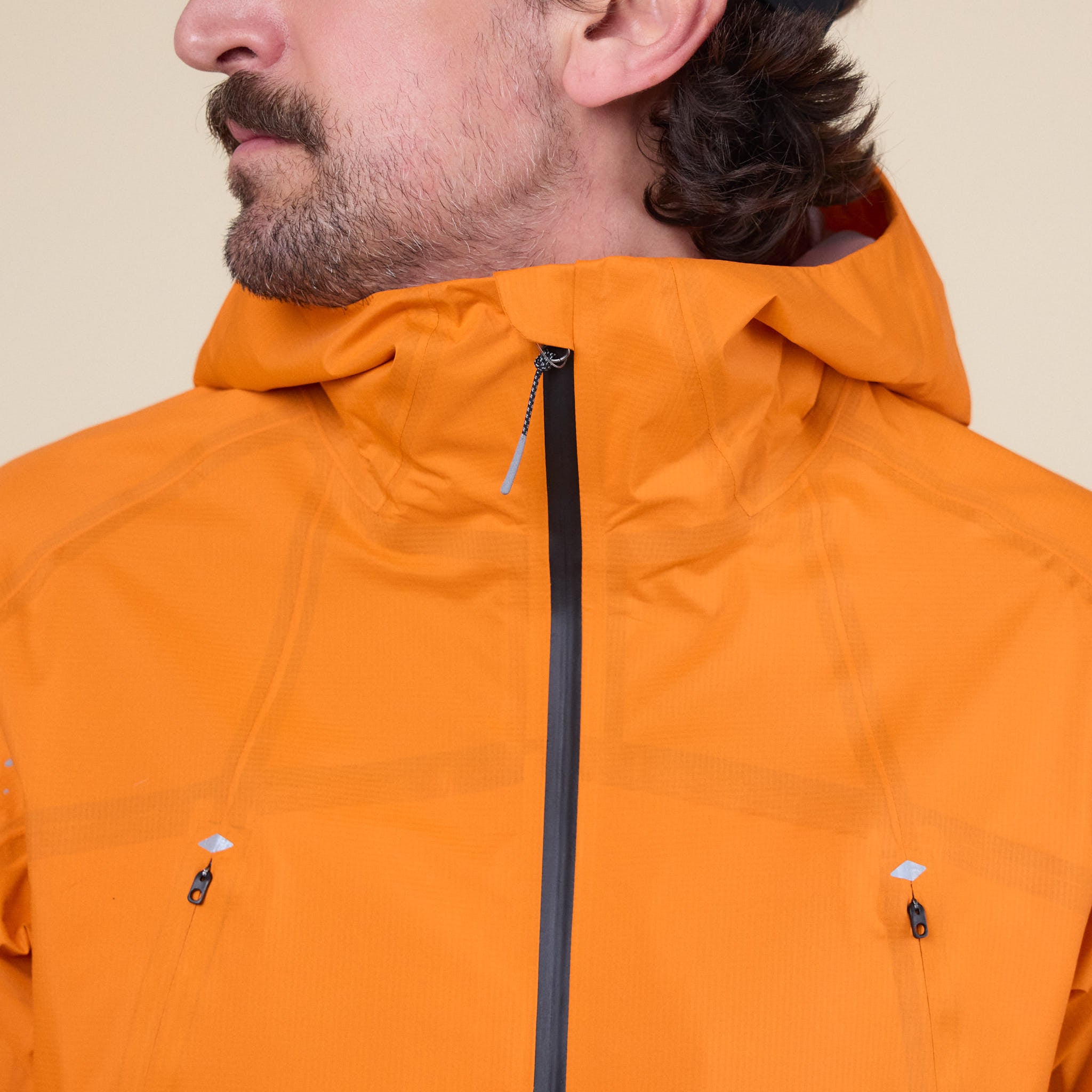 NINEpointNINE x LI-NING - Light Tracker 3L Shell Jacket - Orange