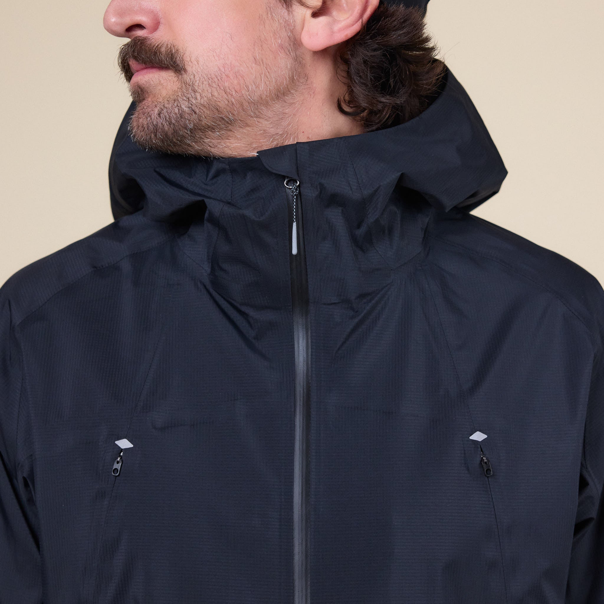 NINEpointNINE x LI-NING - Light Tracker 3L Shell Jacket - Black