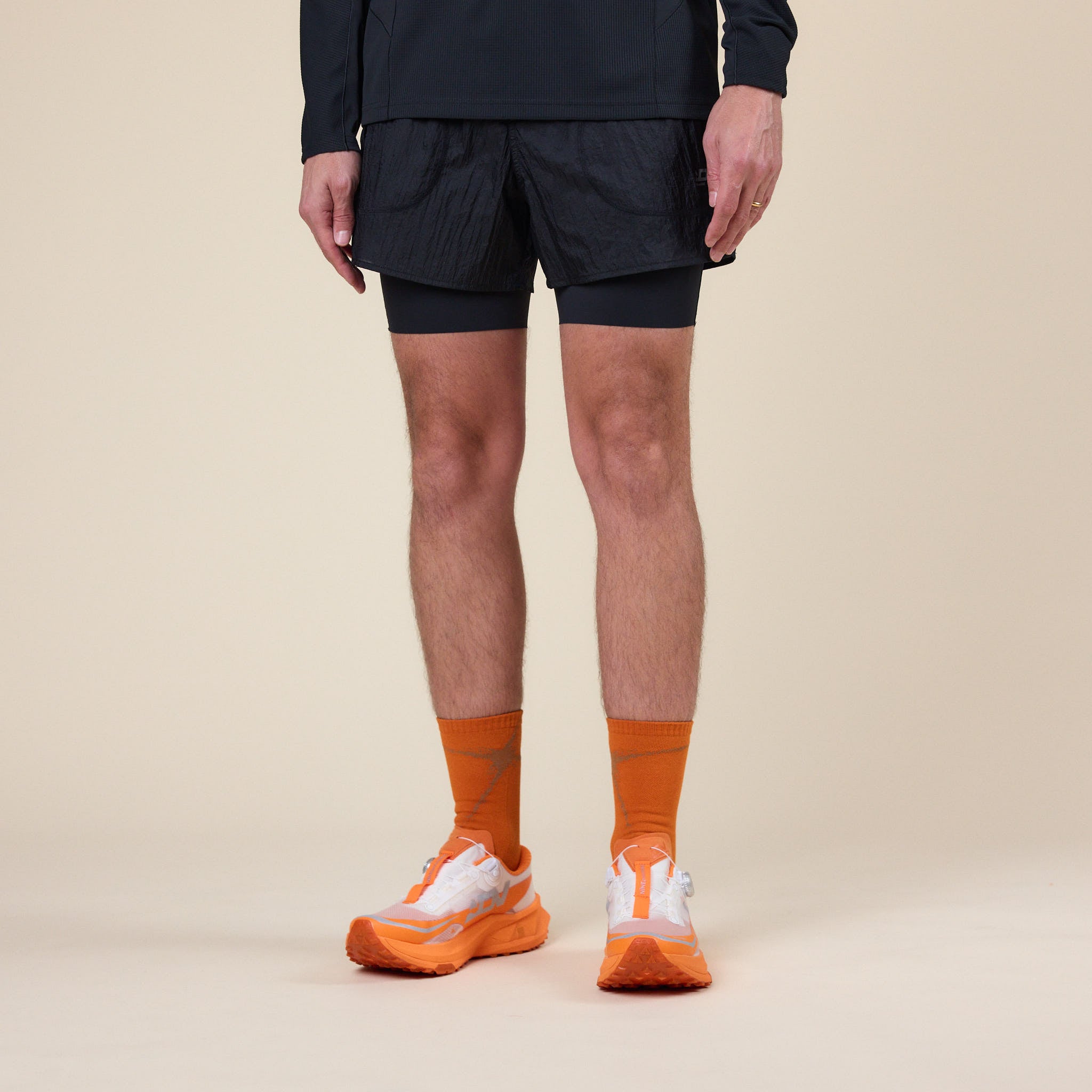 NINEpointNINE x LI-NING - Light Tracker Running Shorts - Black