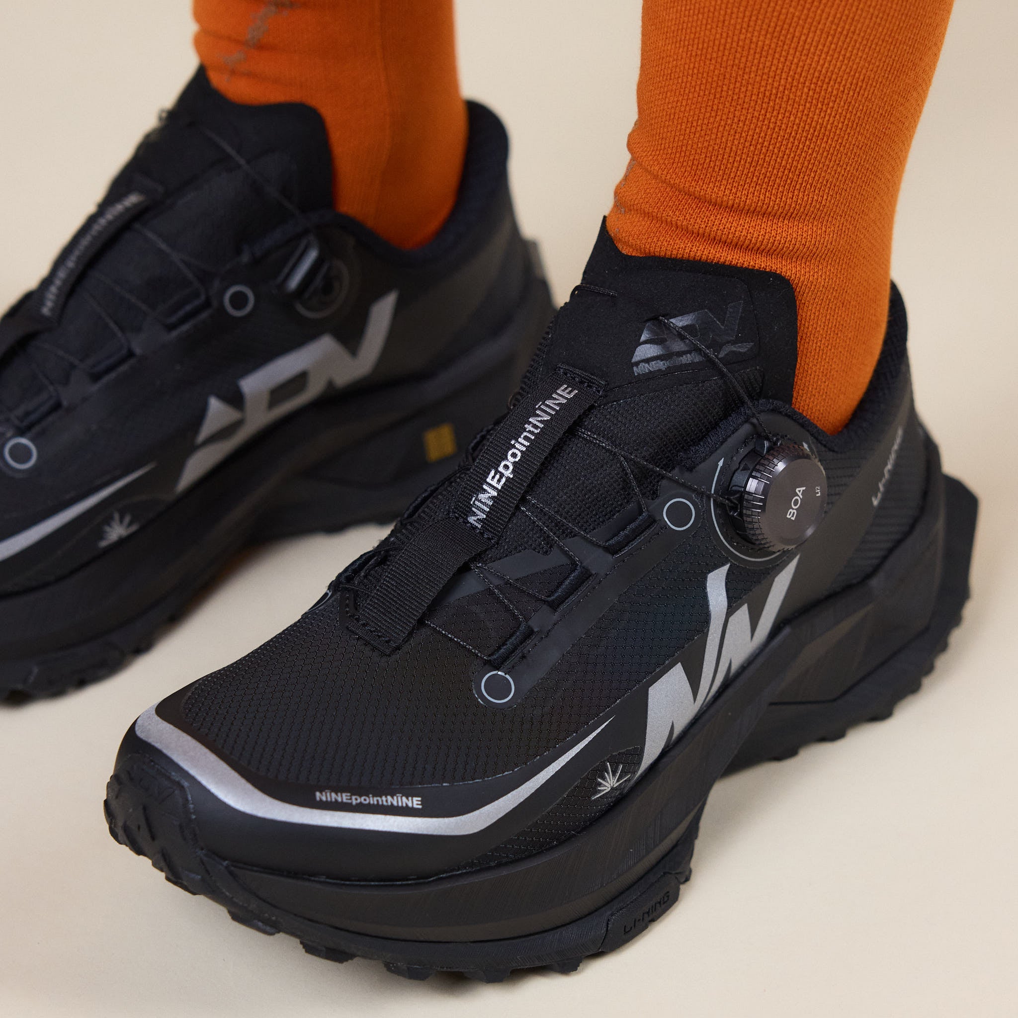NINEpointNINE x LI-NING - Light Tracker Duli Pro Trail Running Trainer - Black