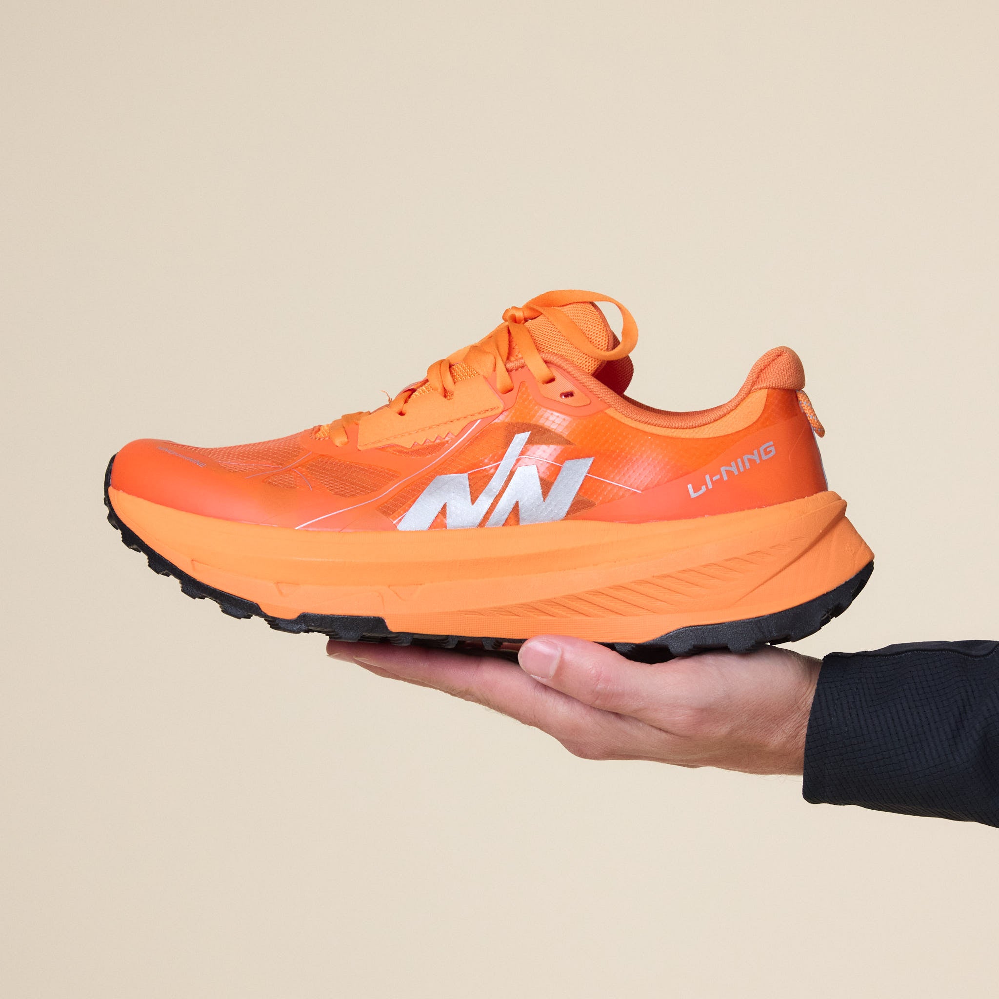 NINEpointNINE x LI-NING - Light Tracker Duli 2 Trail Trainer - Orange