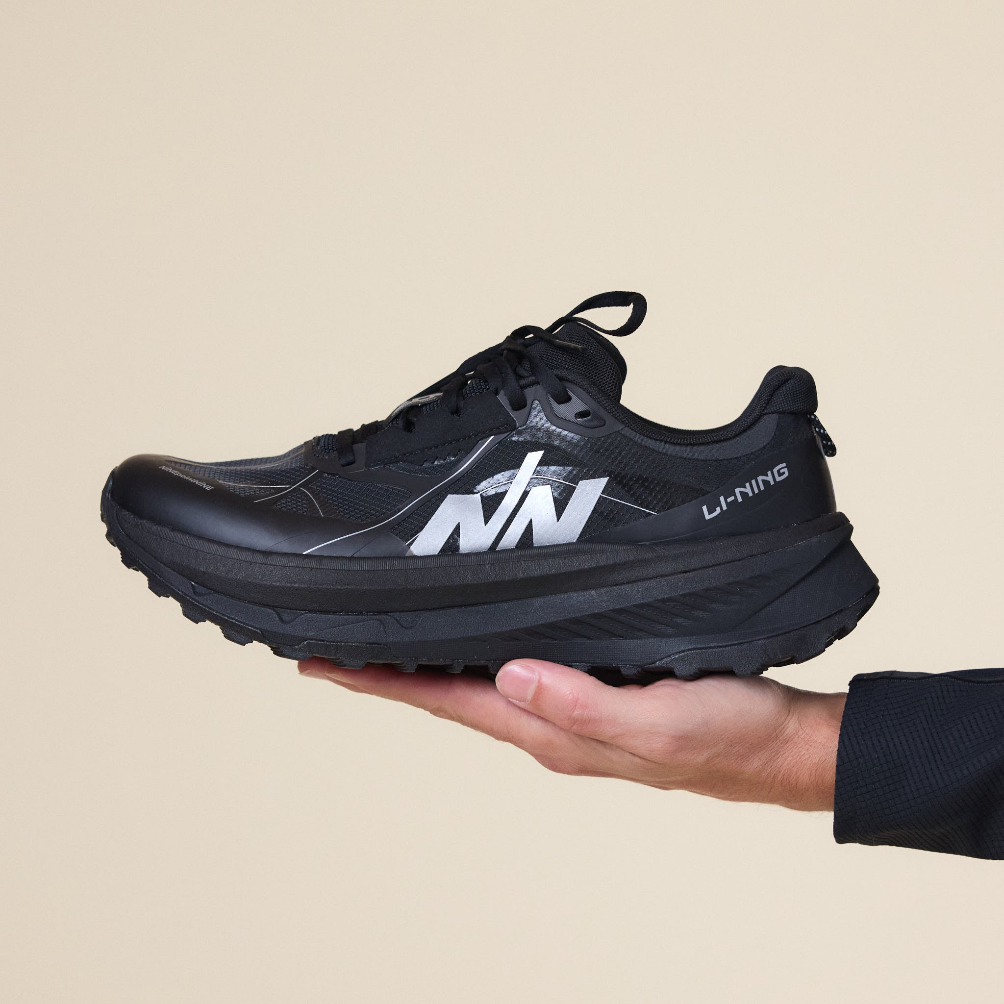 NINEpointNINE x LI-NING - Light Tracker Duli 2 Trail Trainer - Black