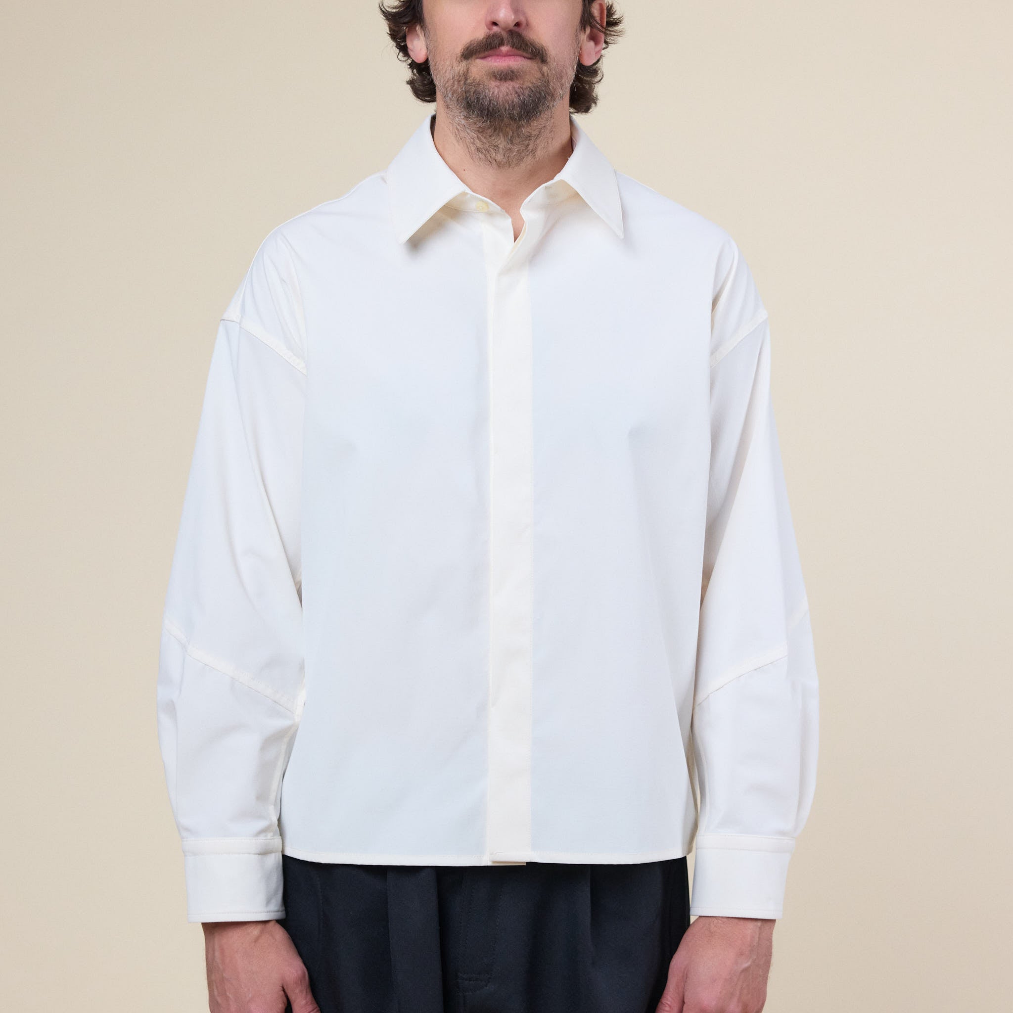 Greg Laboratory - PC-SS23 Boxy Shirt - Off White