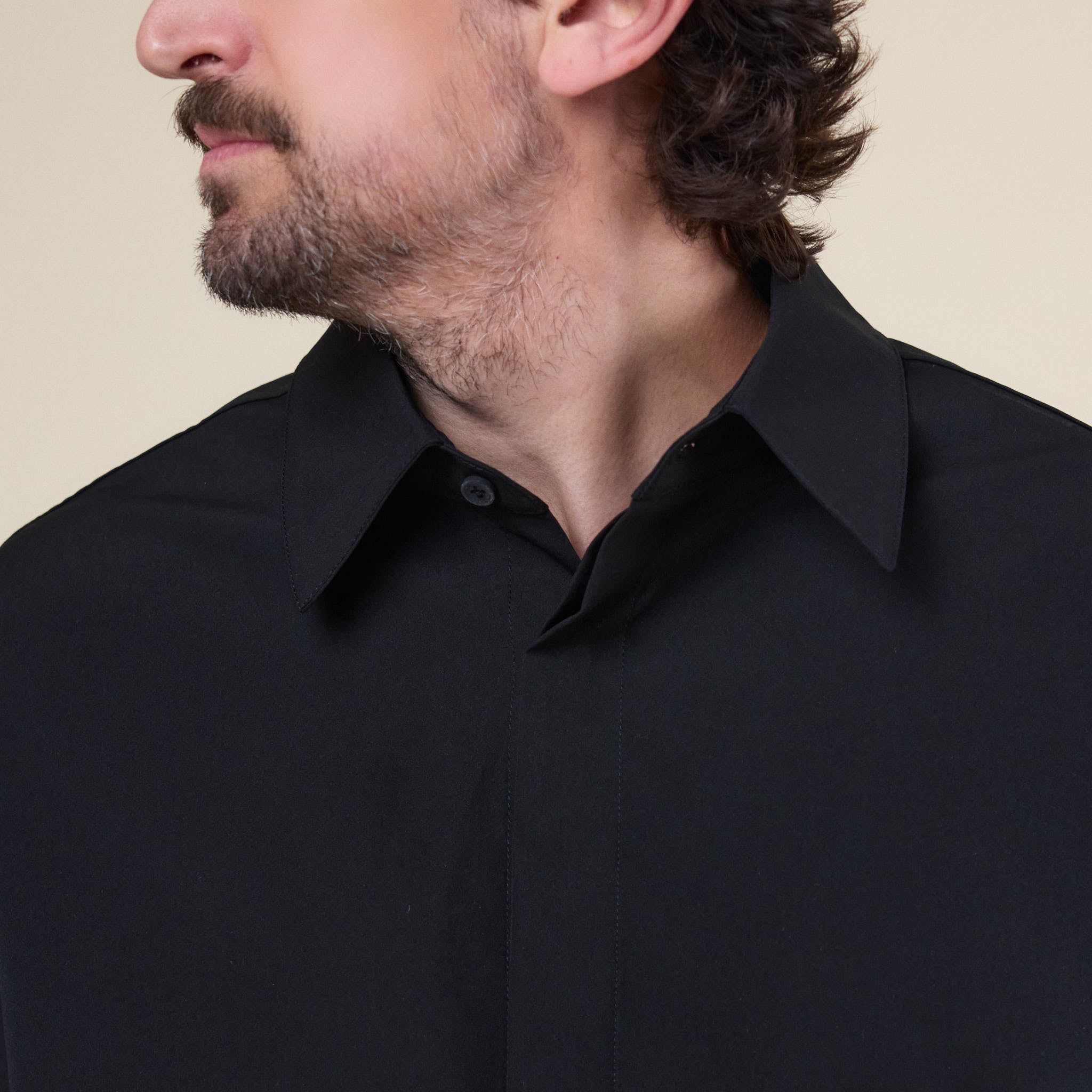 Greg Laboratory - PC-SS23 Boxy Shirt - Black