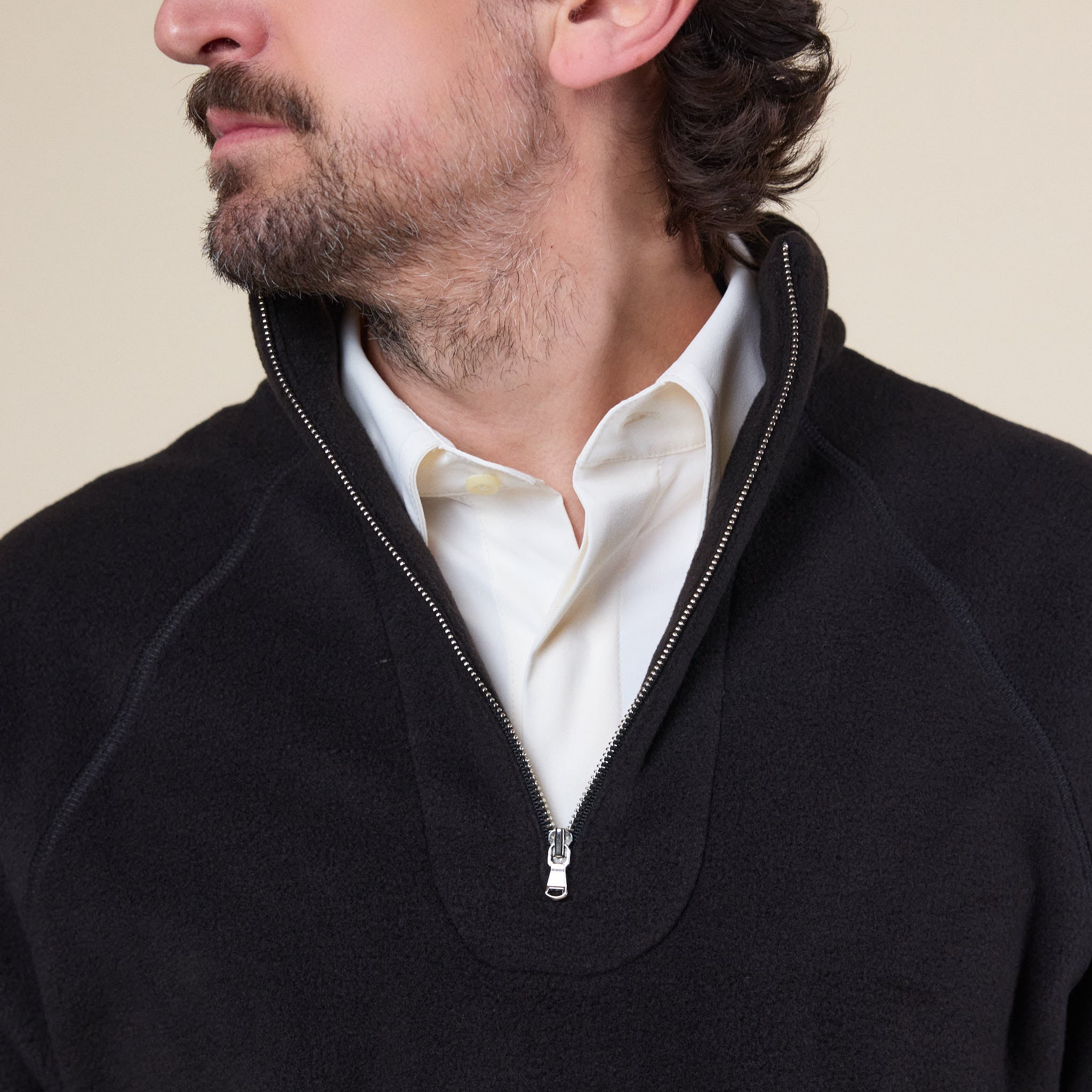 Greg Laboratory - PC-TF24 Zip Fleece Sweatshirt - Black