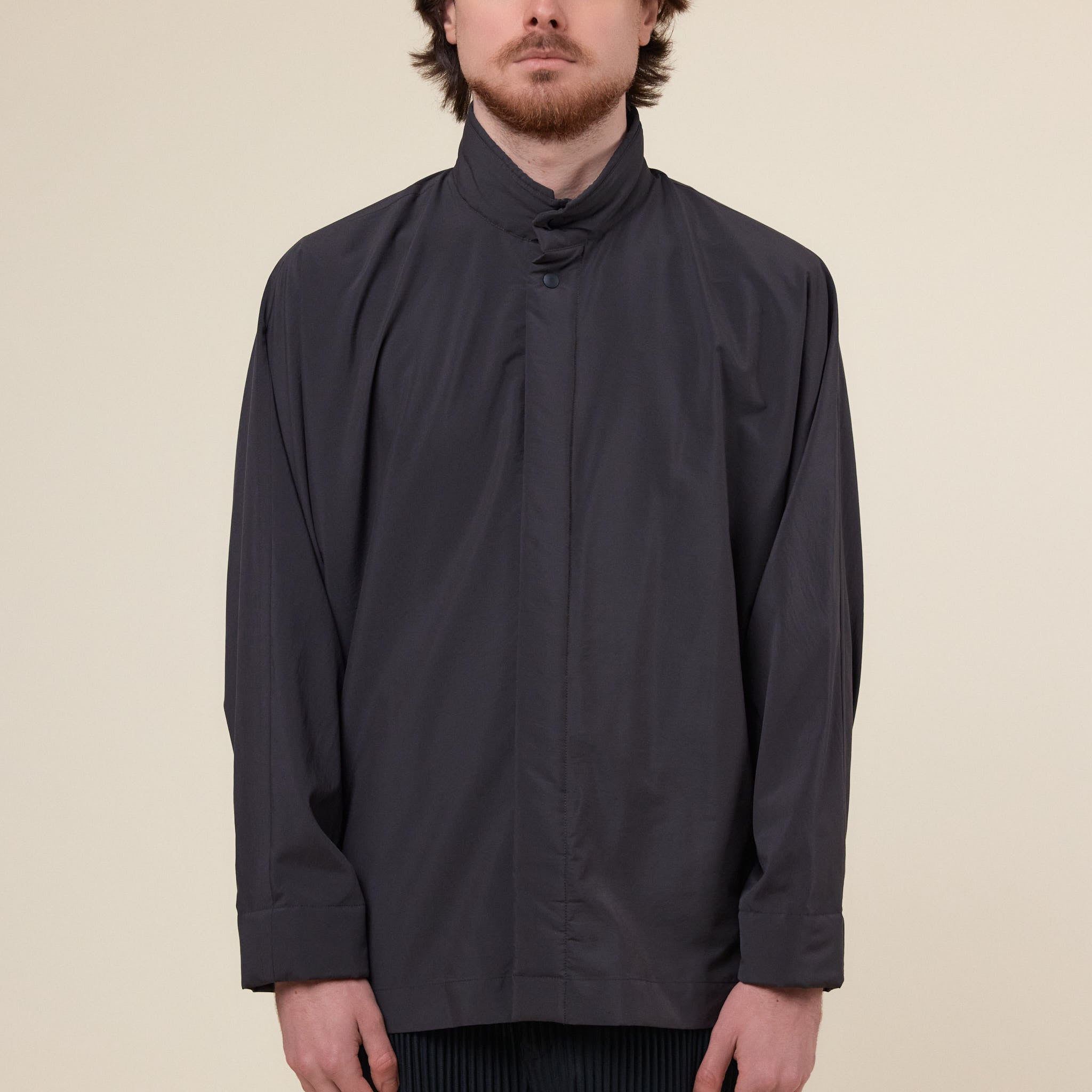 Homme Plissé Issey Miyake - Padded Rim Shirt - Brown