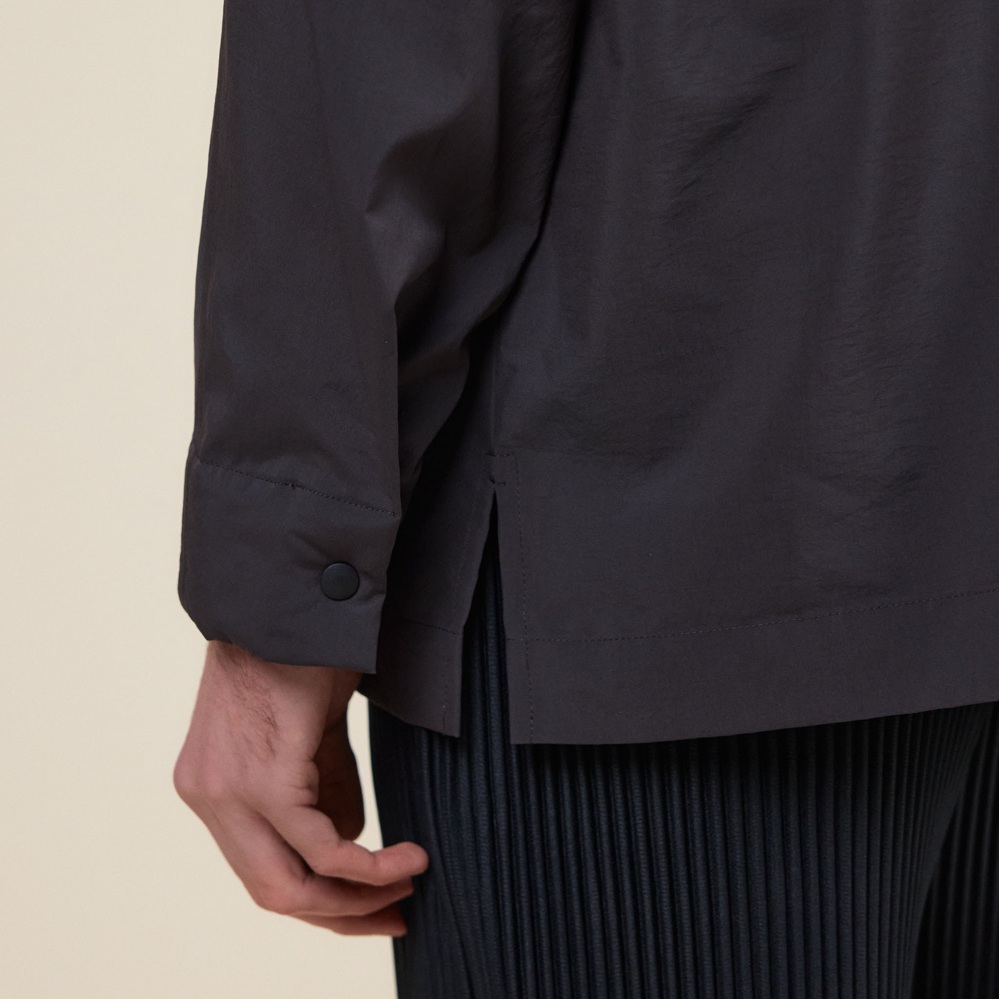 Homme Plissé Issey Miyake - Padded Rim Shirt - Brown