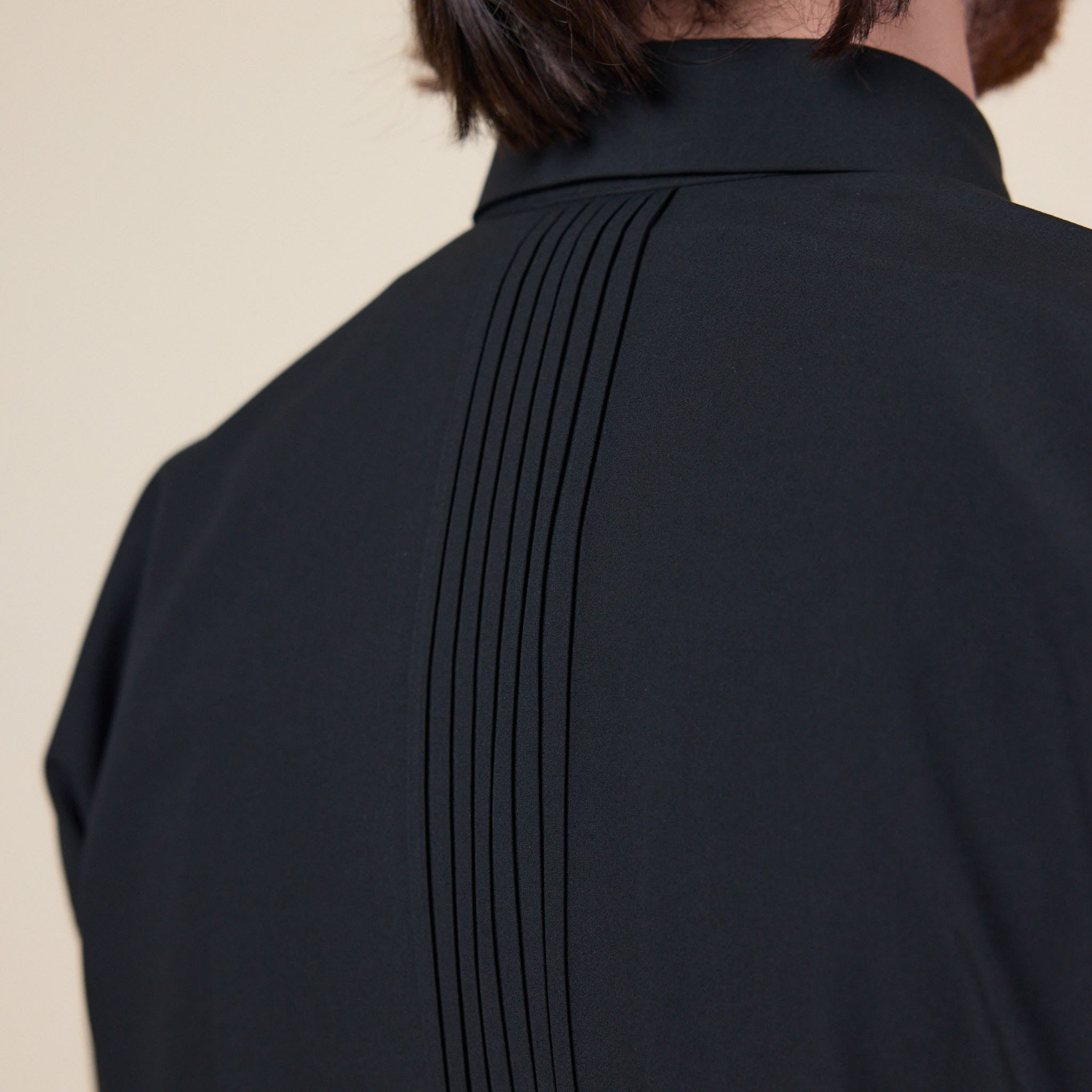 IM MEN - Pleats Shirt - Black