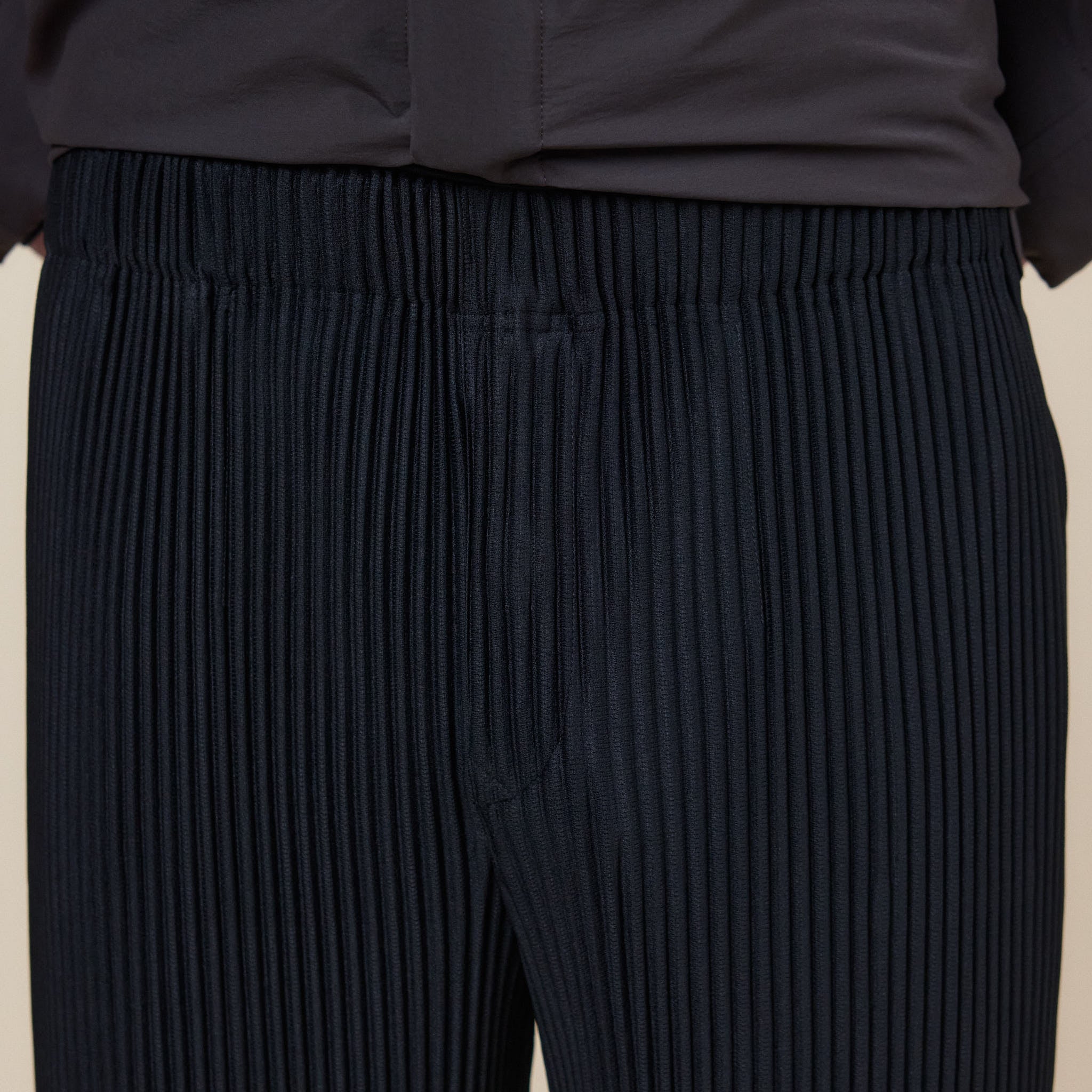 Homme Plissé Issey Miyake - Straight Leg Pleated Trouser - Black