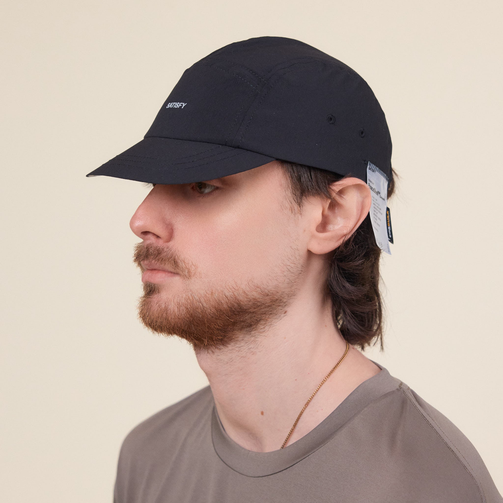 Satisfy Running - Peaceshell Cordura Trail Cap - Black