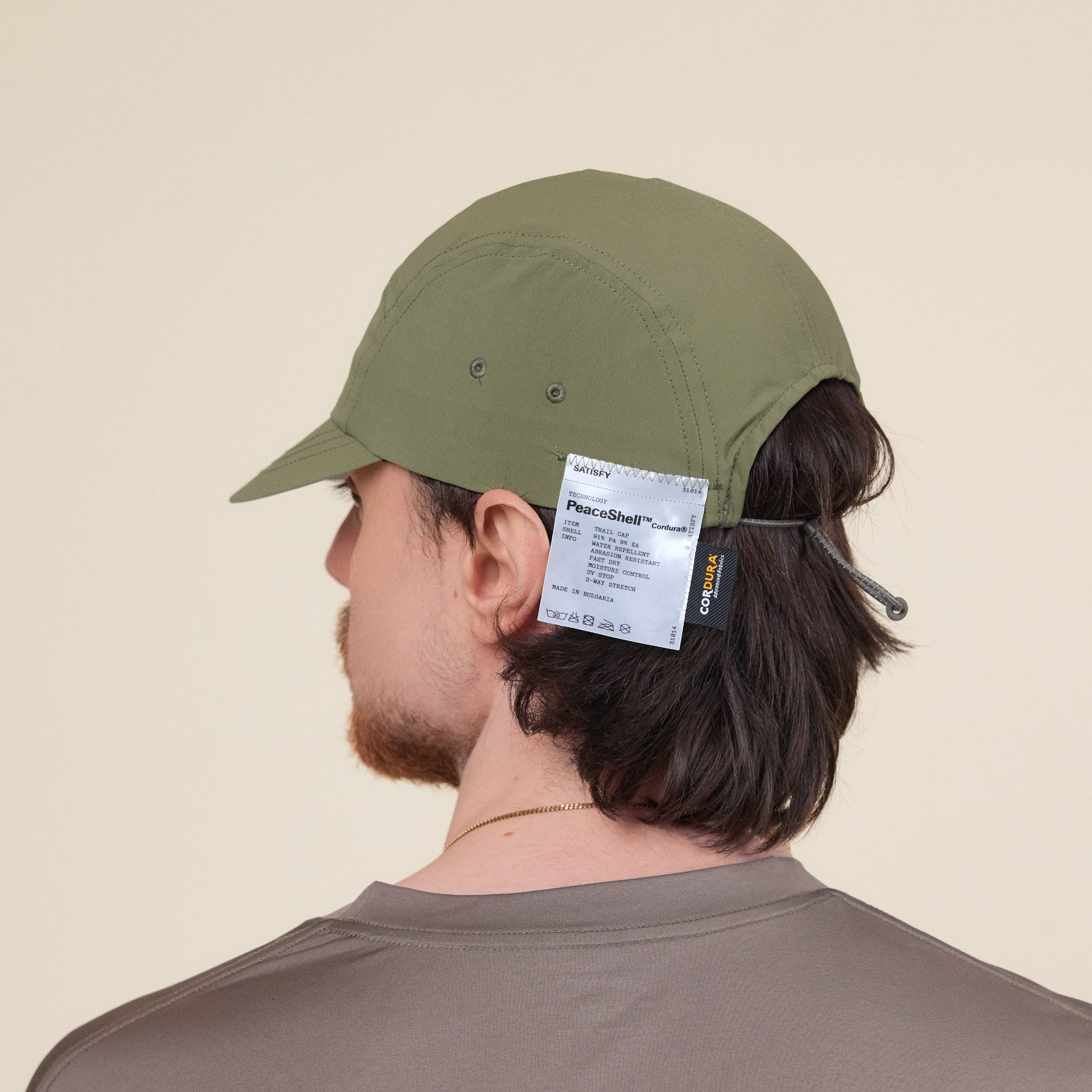 Satisfy Running - Peaceshell Cordura Trail Cap - Tea