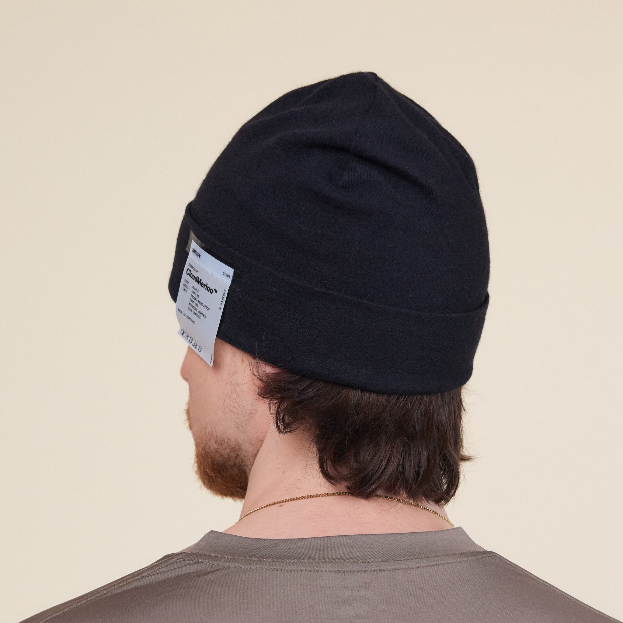 Satisfy Running - CloudMerino™ Beanie - Black